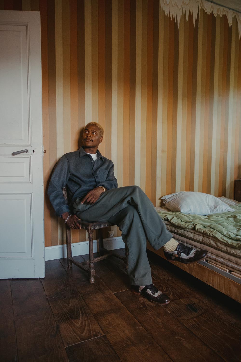 Surchemise en laine ÉPURE unie