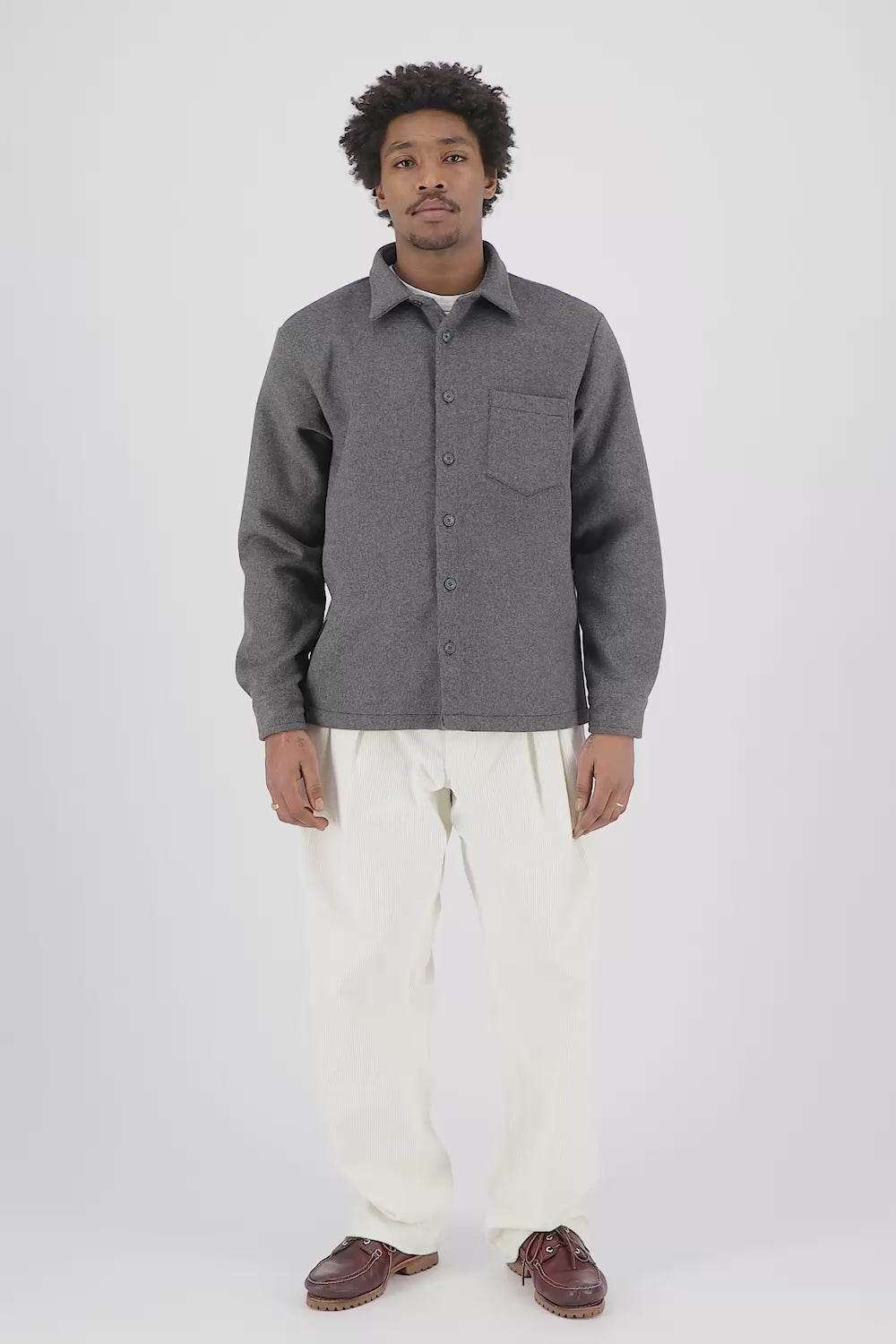 Surchemise épure Anthracite