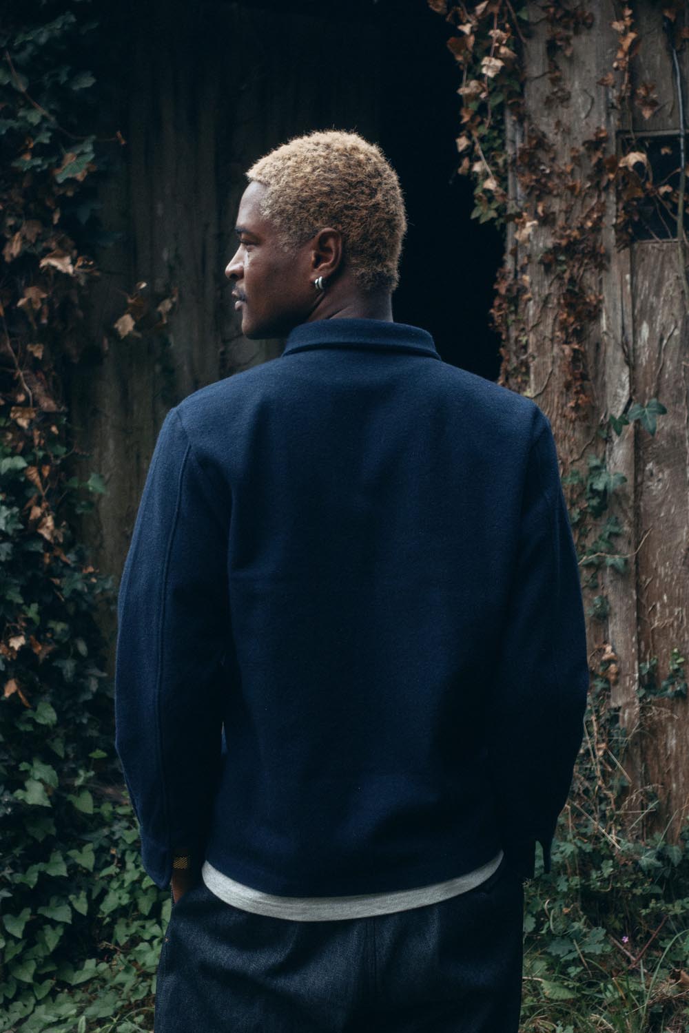 Surchemise en laine ÉPURE unie