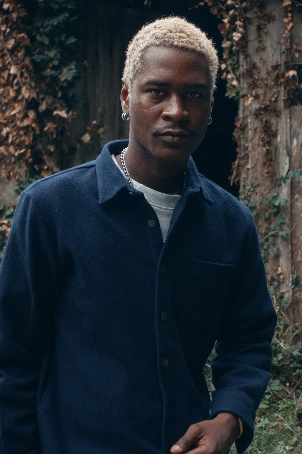 Surchemise en laine ÉPURE unie