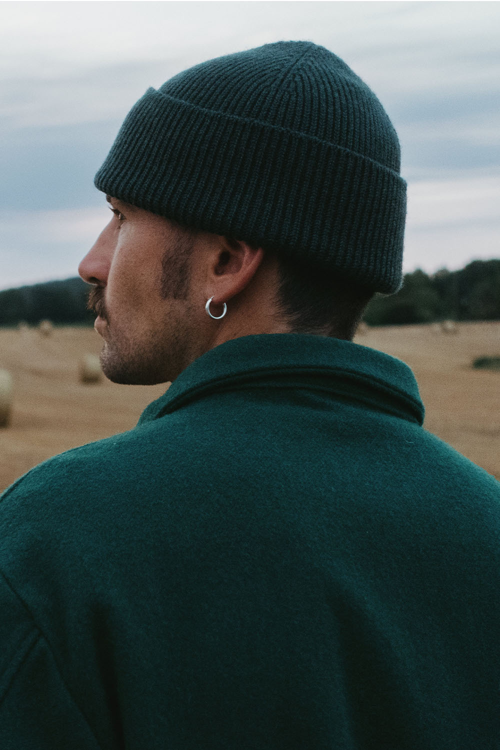 Surchemise en laine ÉPURE unie