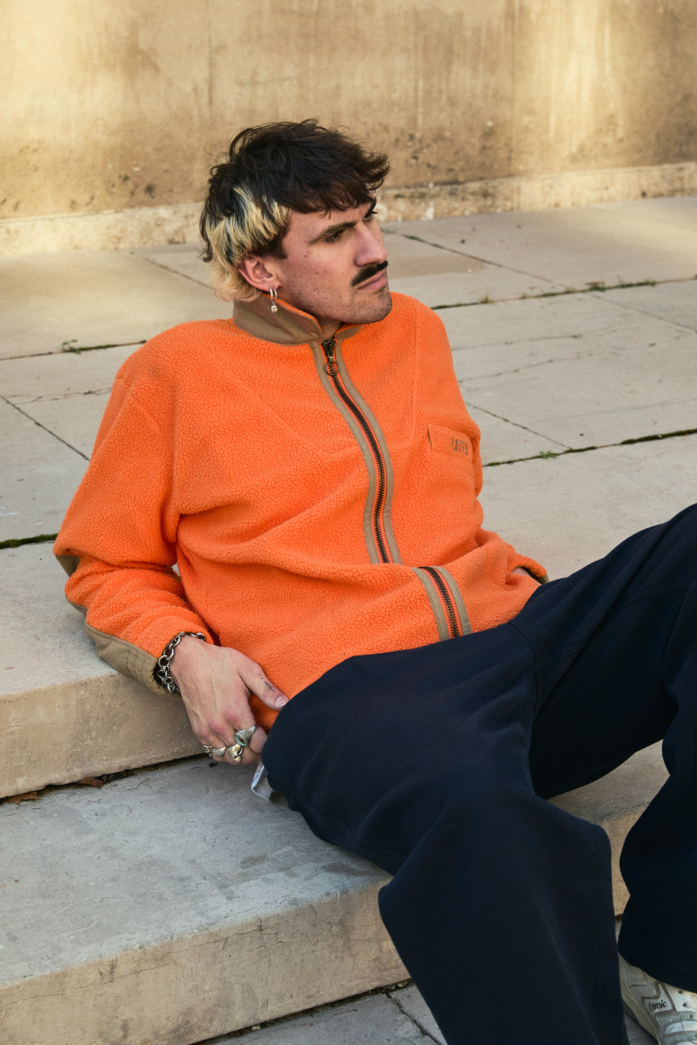 Zipped fleece