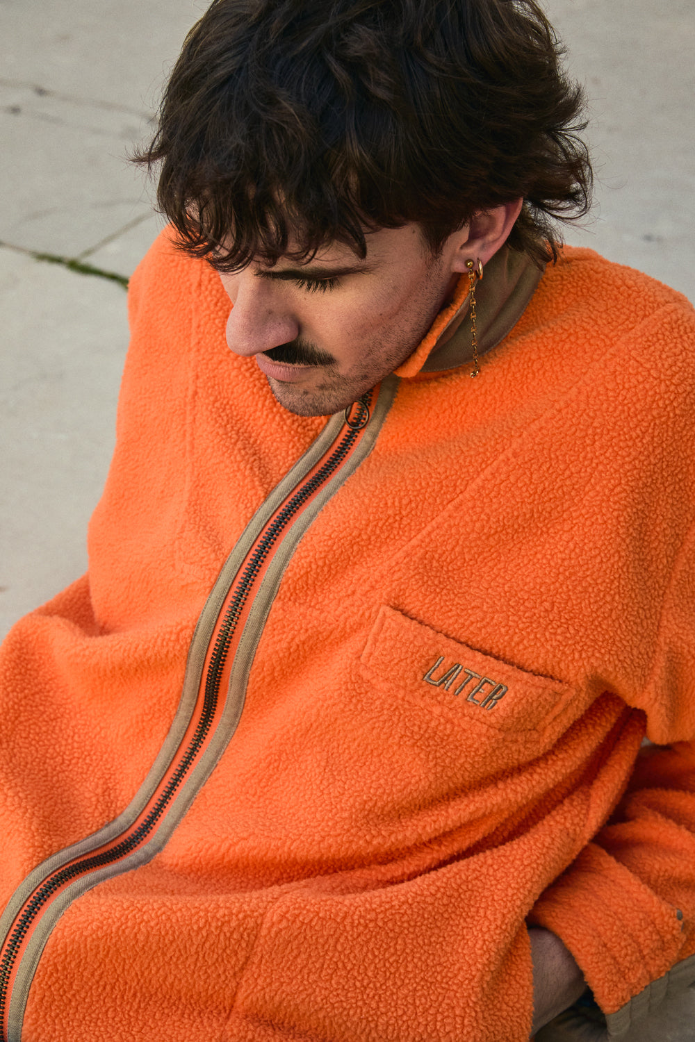 Zipped fleece