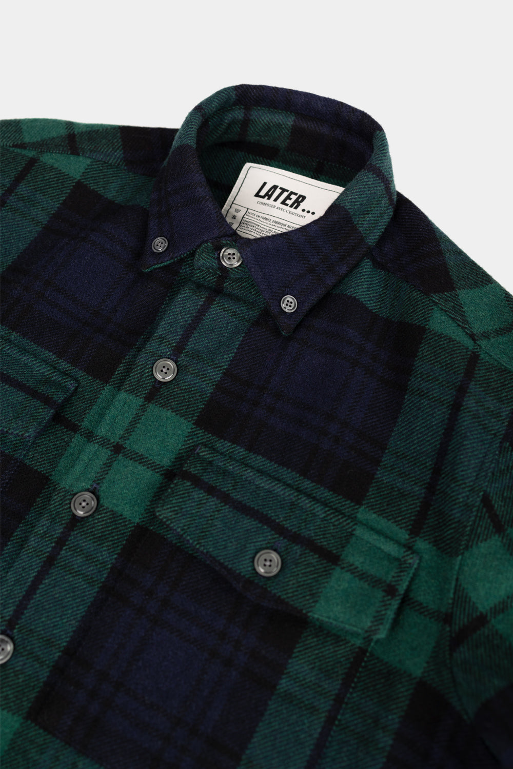 Casual wool overshirt