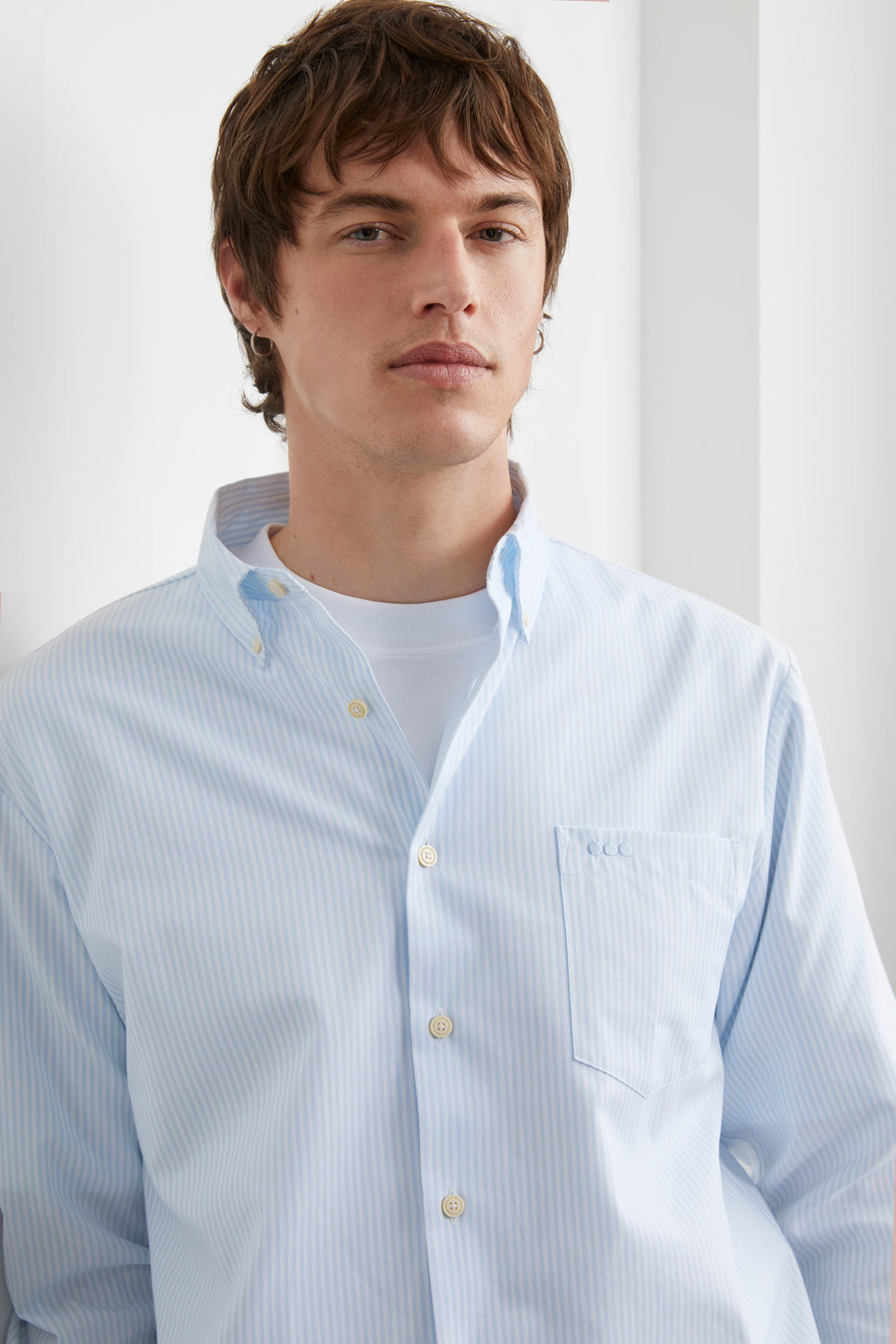 Chemise Oxford HEOL à rayures