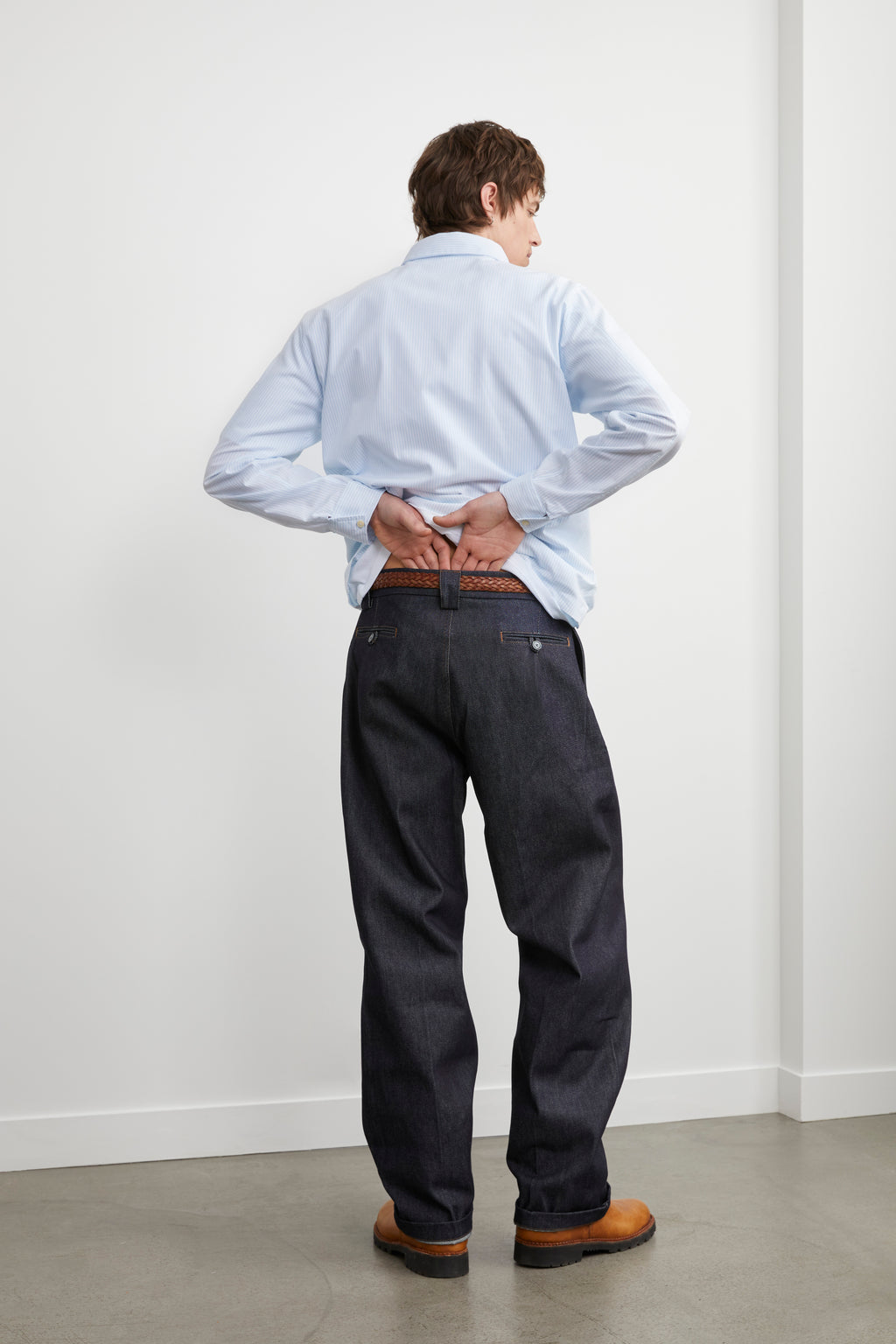 Chemise Oxford HEOL à rayures