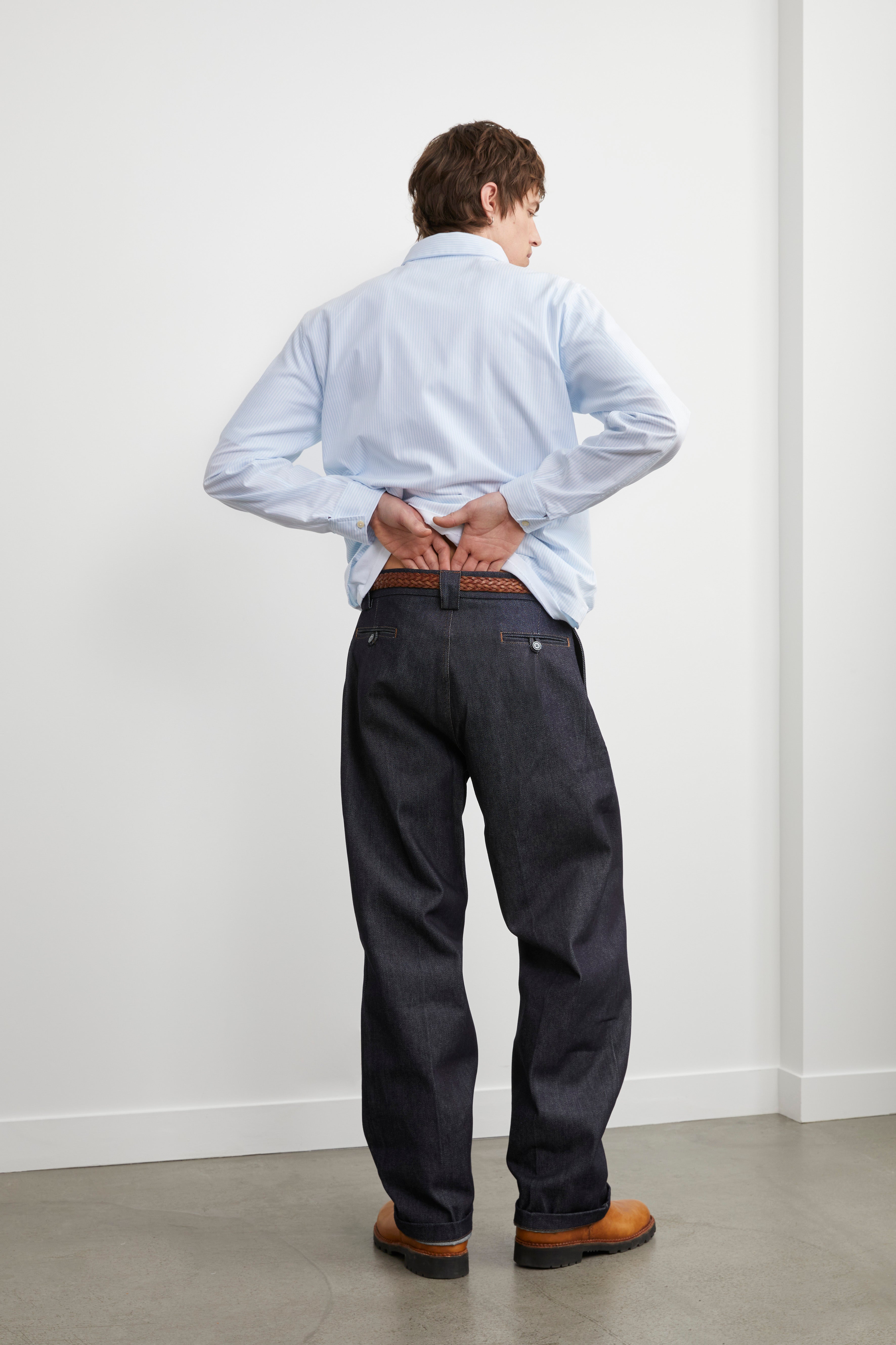 Chemise Oxford HEOL à rayures