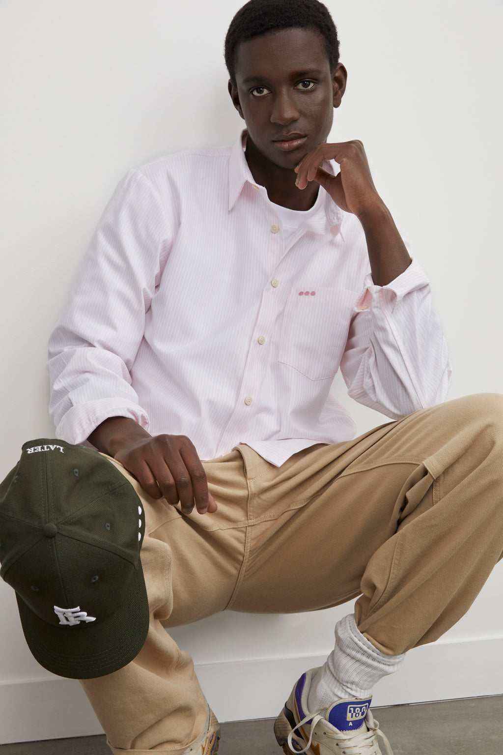 Chemise Oxford HEOL à rayures