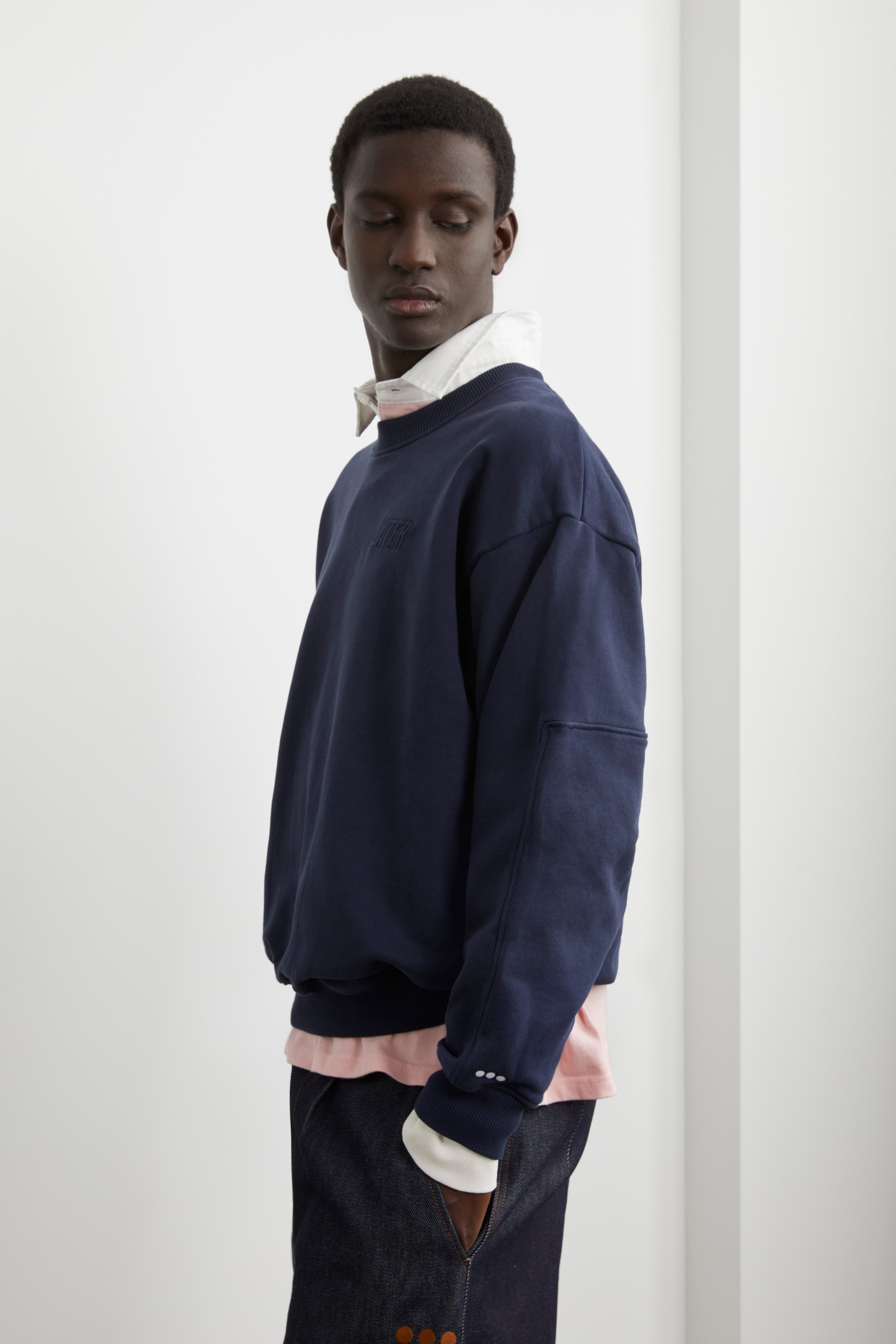 hydrangea crew neck sweatshirt