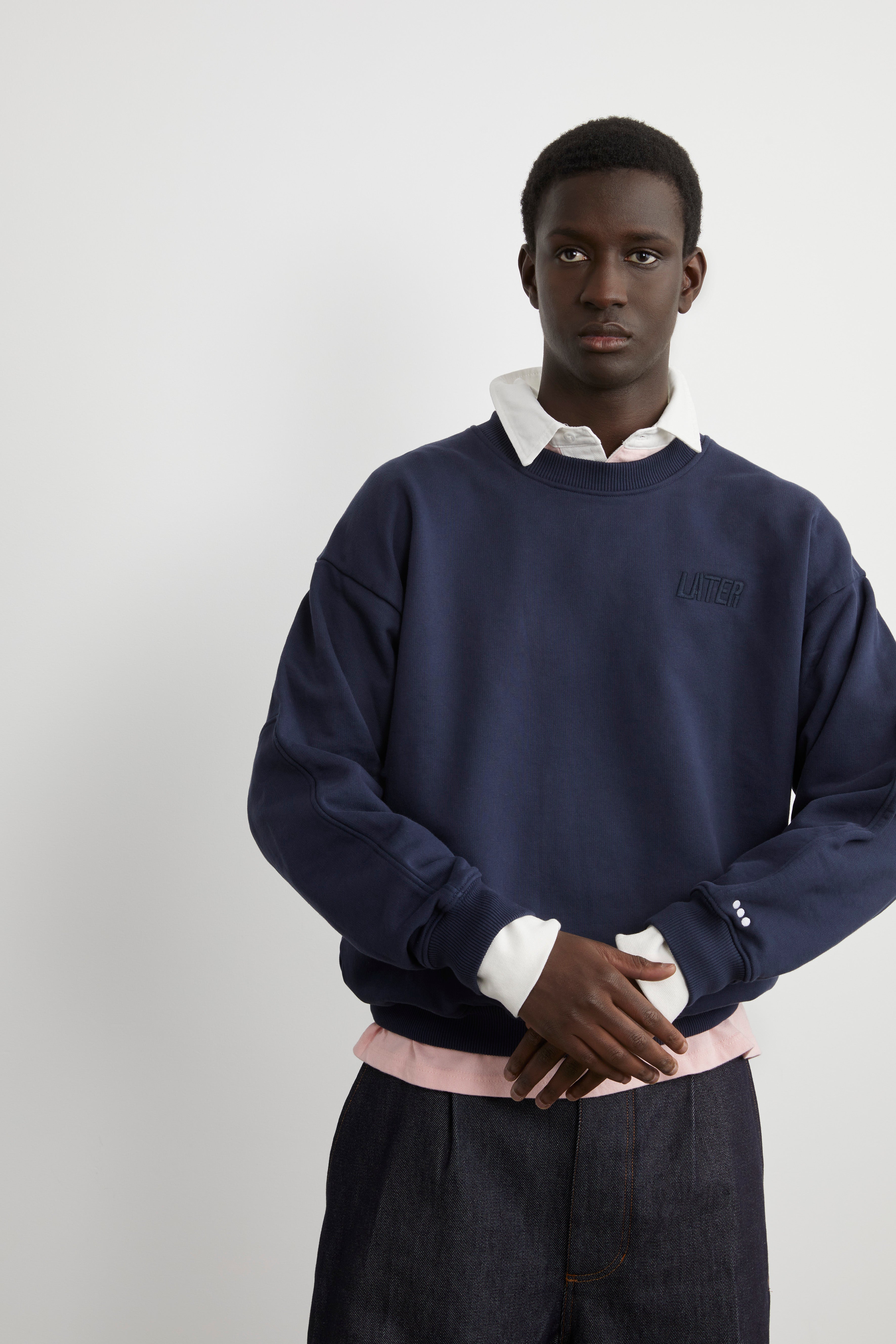 hydrangea crew neck sweatshirt