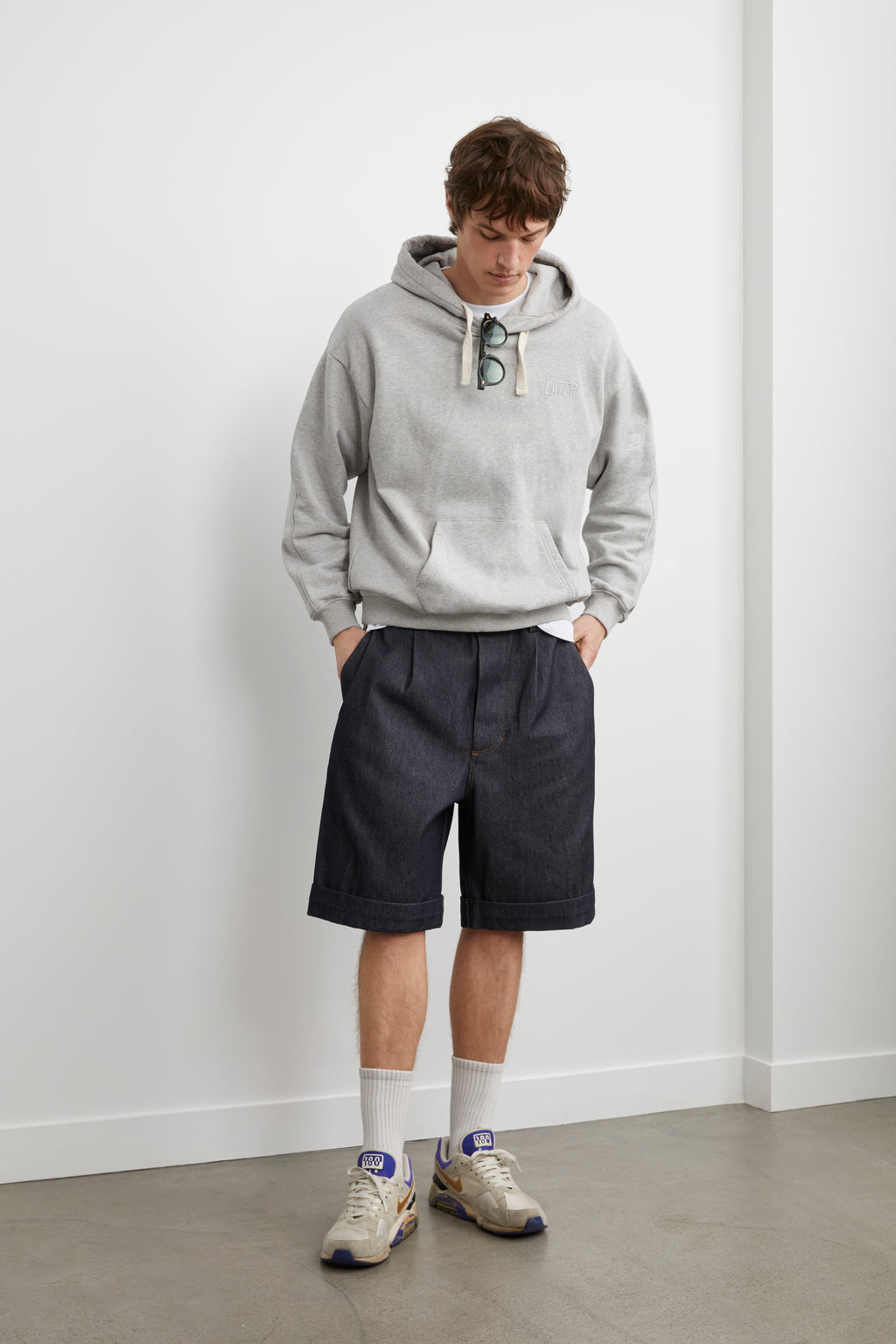 Denim Bermuda shorts