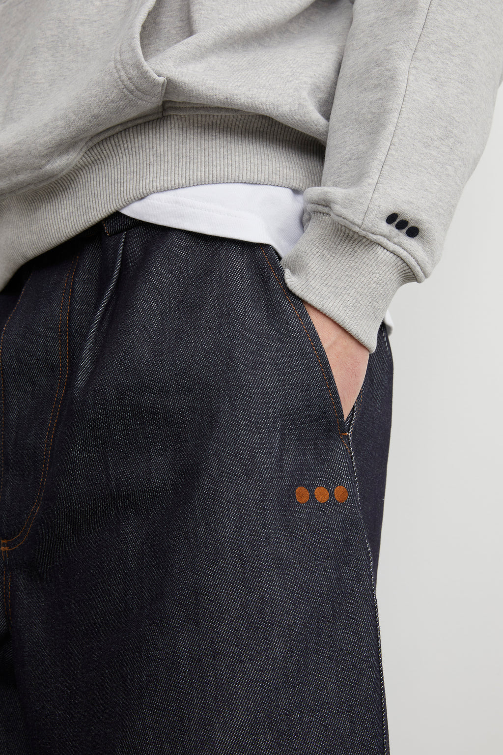 Denim Bermuda shorts