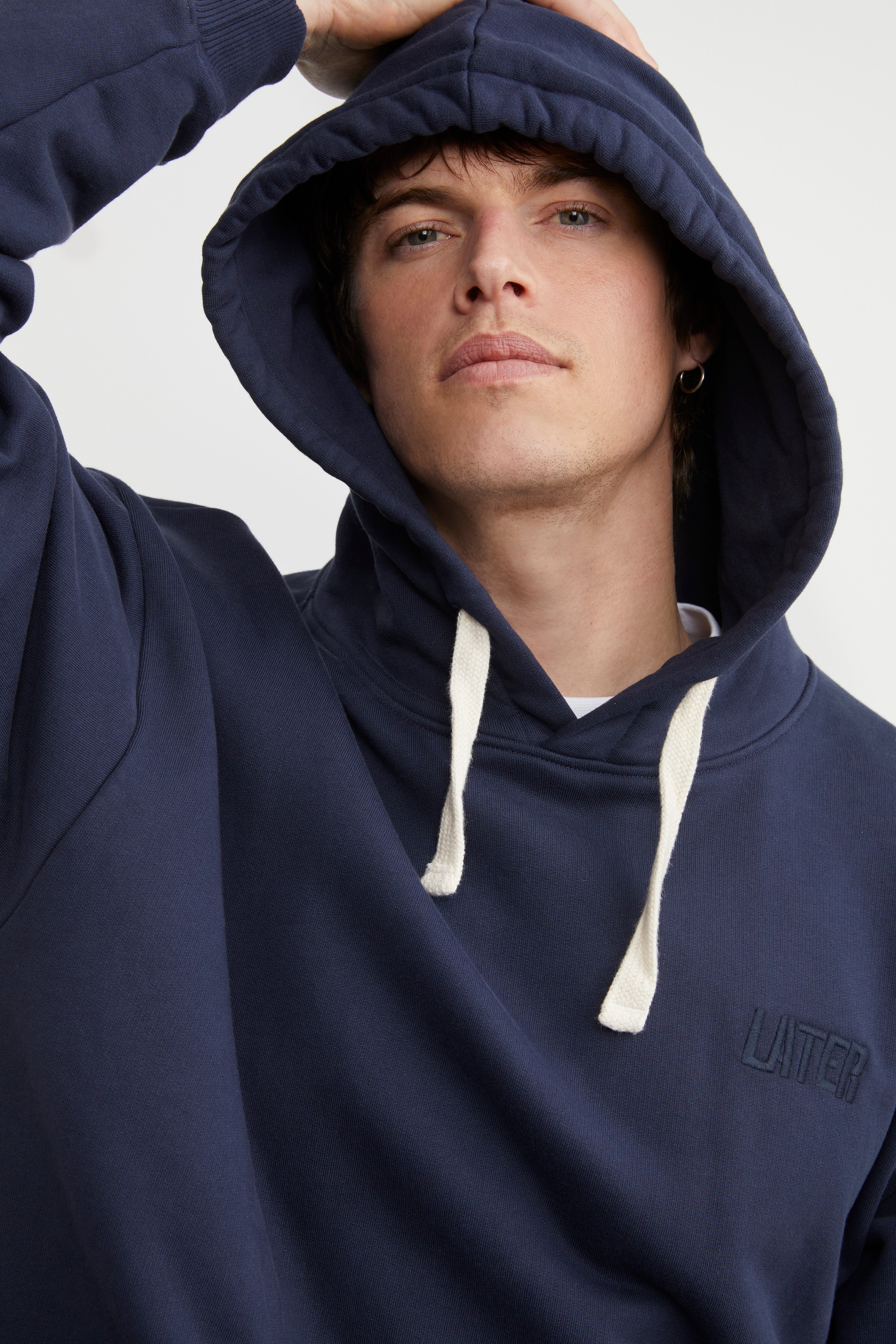 Sweatshirt à capuche en coton bio