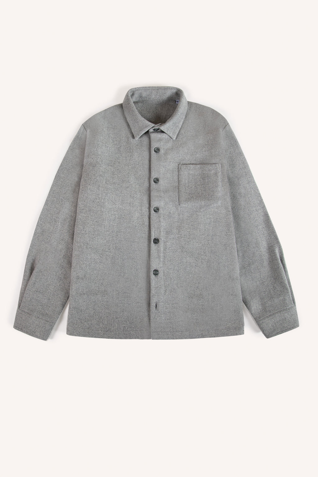 Plain EPURE wool overshirt