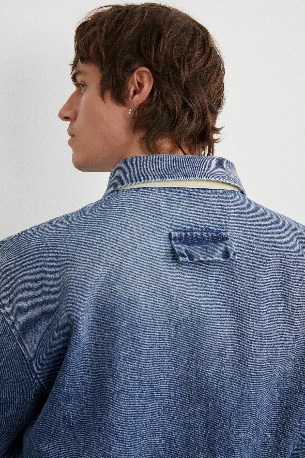 GLAZ jacket in faded denim