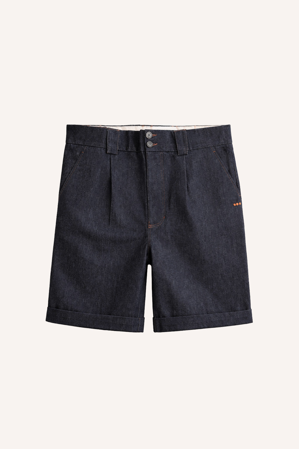 Denim Bermuda shorts
