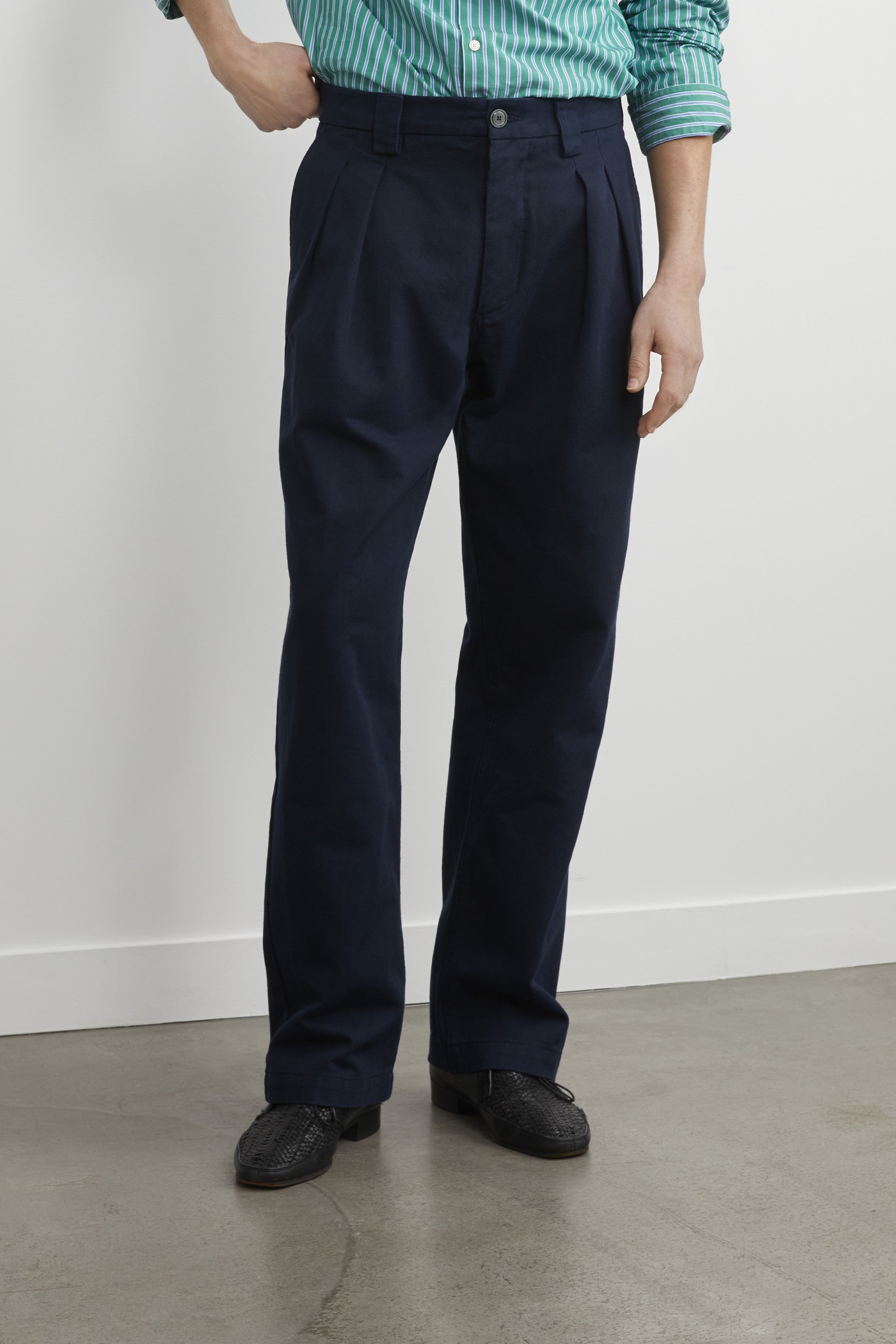 MARIN pleated pants