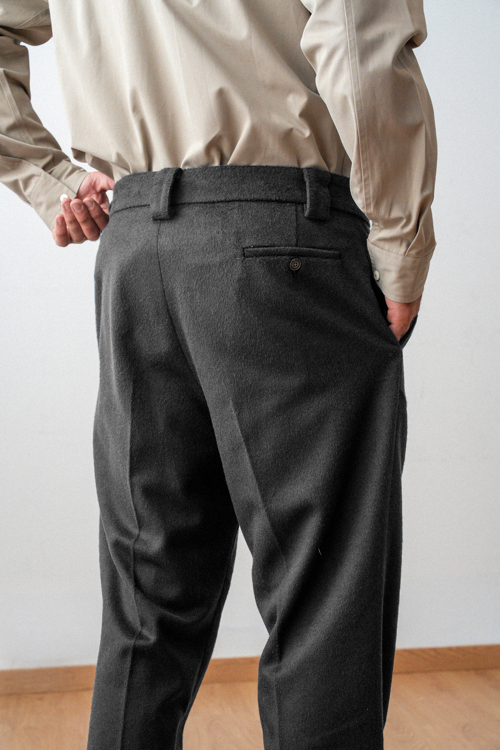 Pantalon droit en Laine