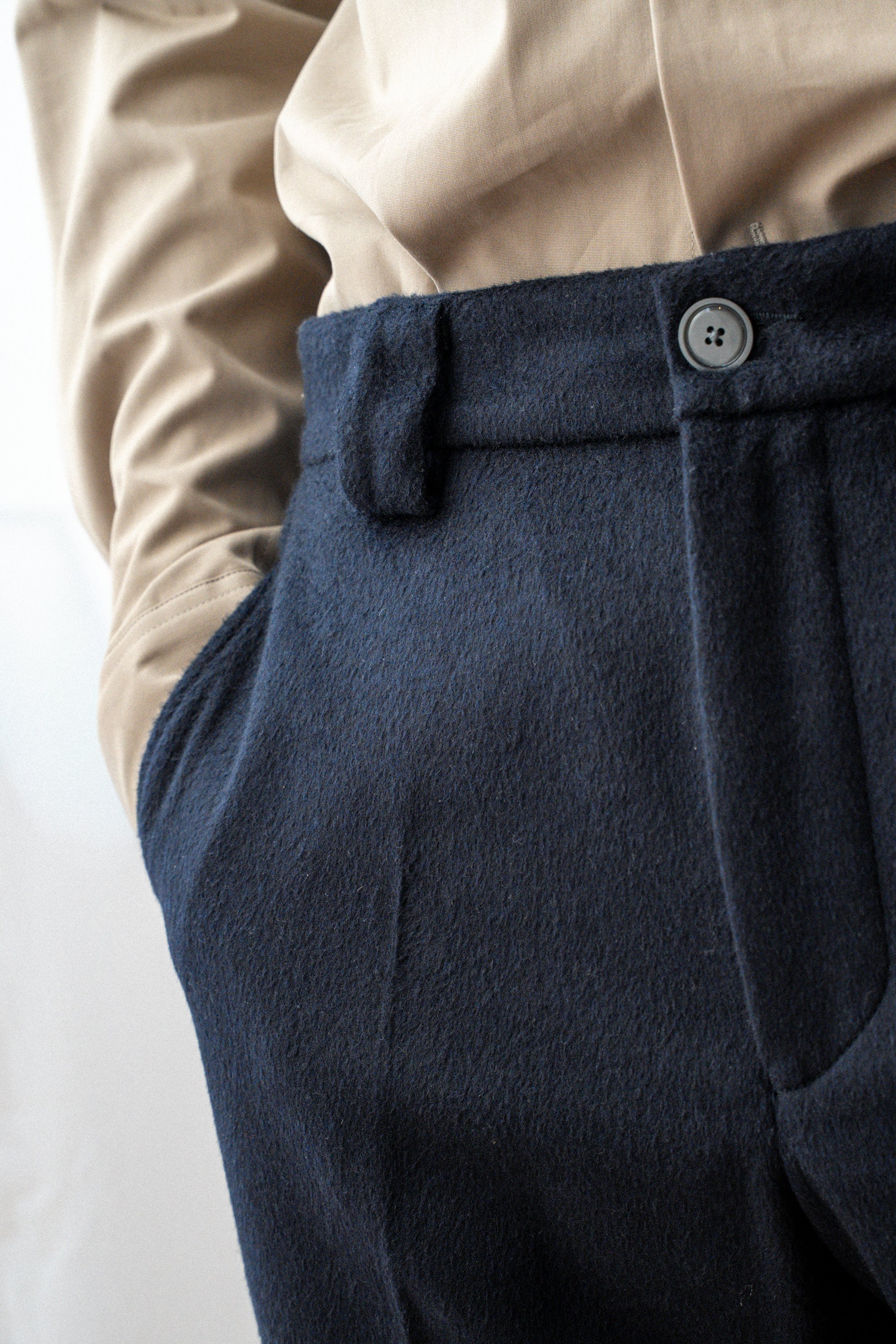 Pantalon droit en Laine