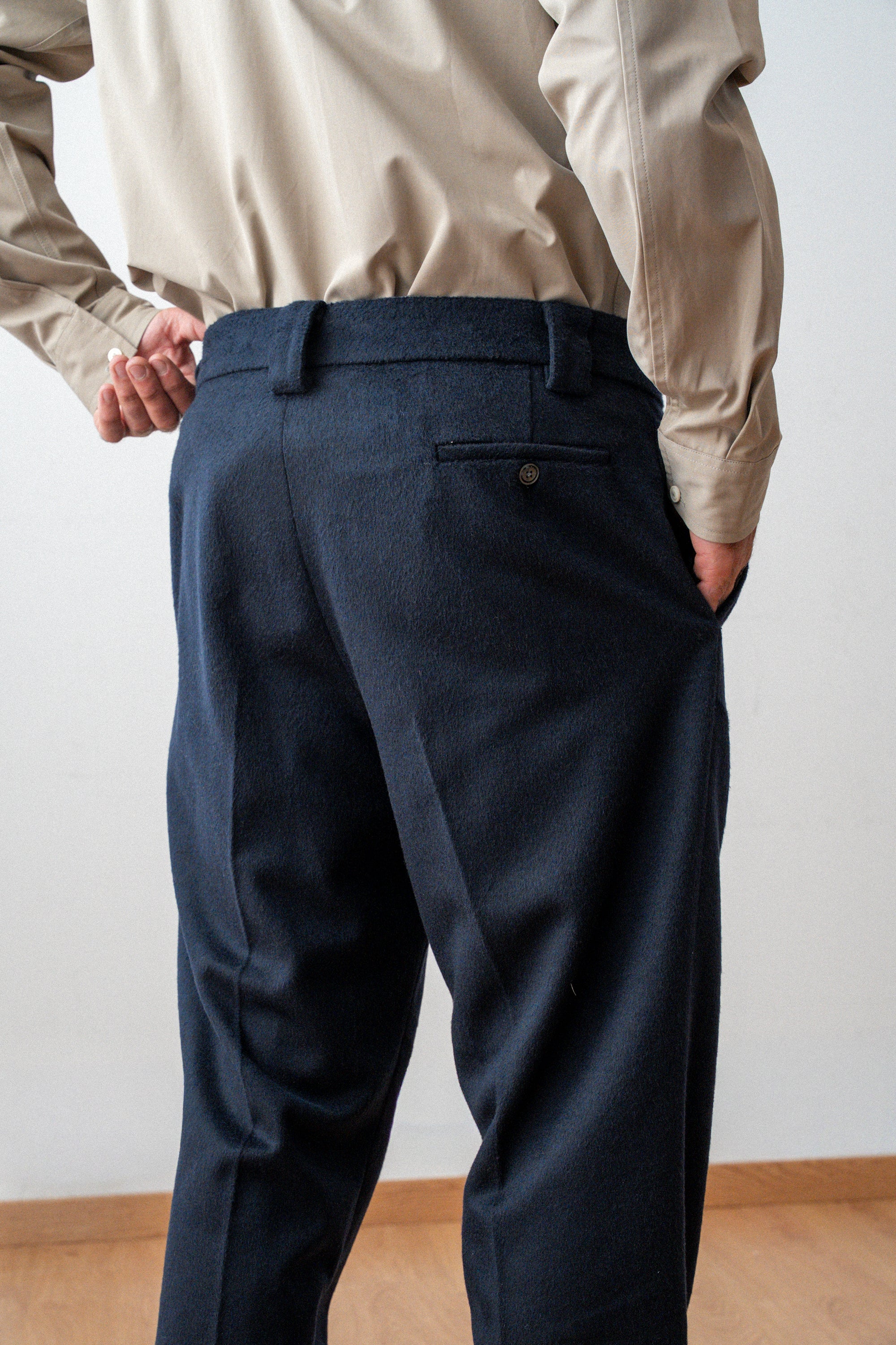 Pantalon droit en Laine
