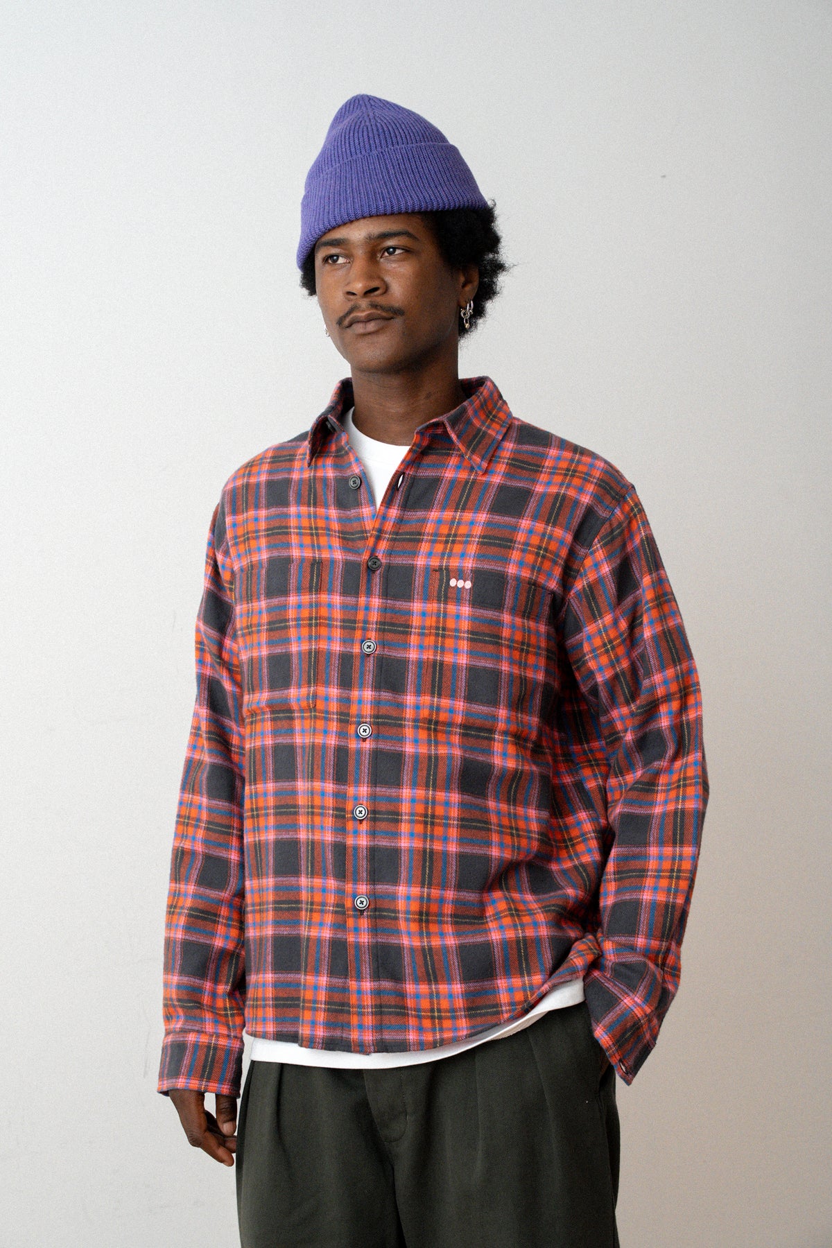 CASUAL flannel overshirt