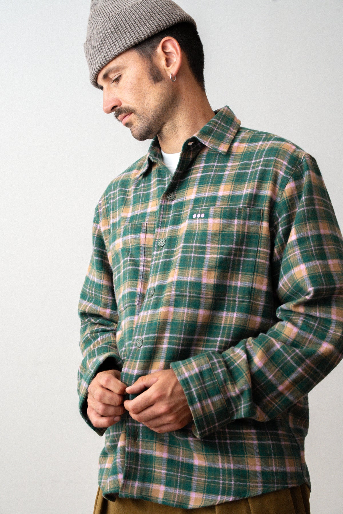 CASUAL flannel overshirt