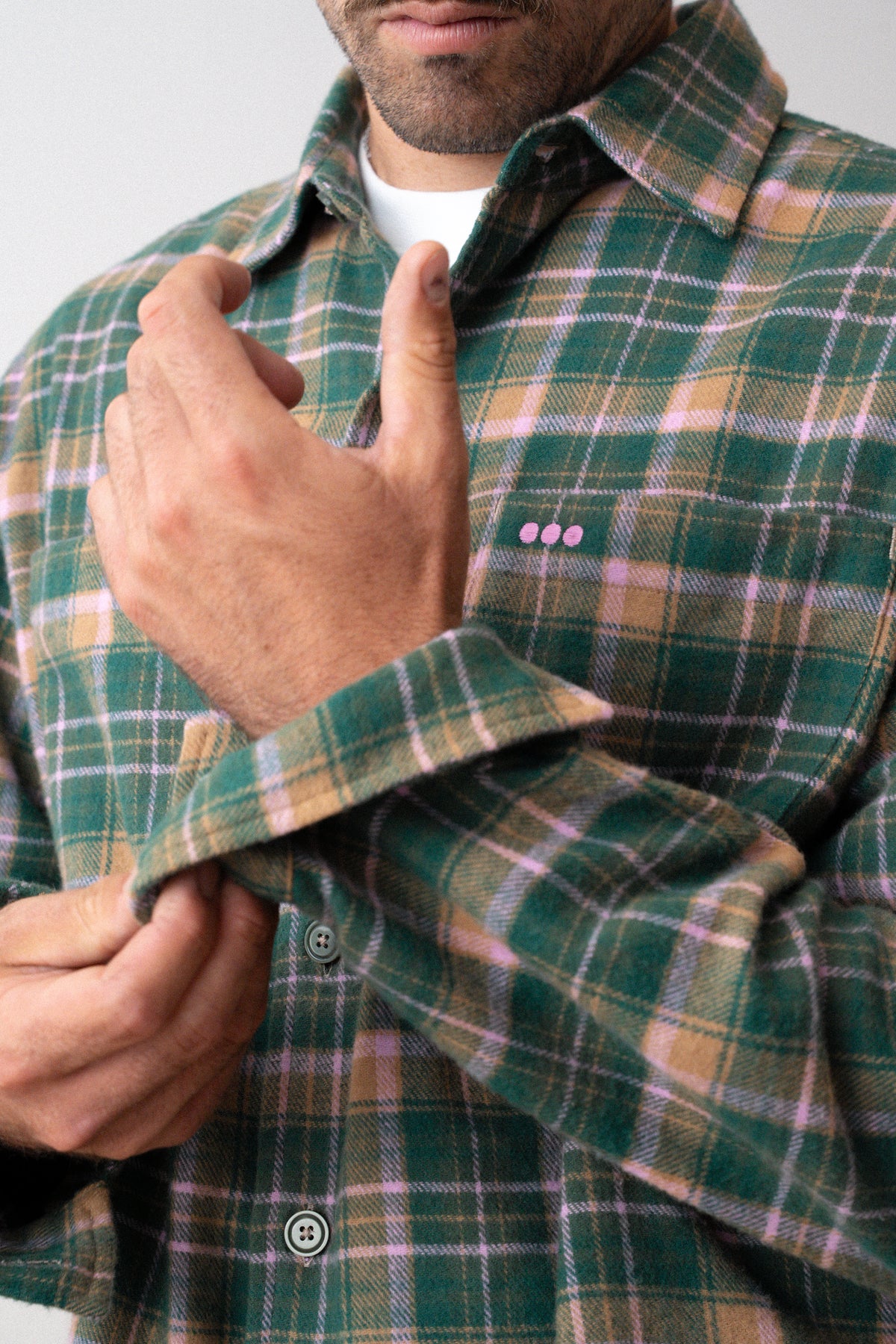 CASUAL flannel overshirt
