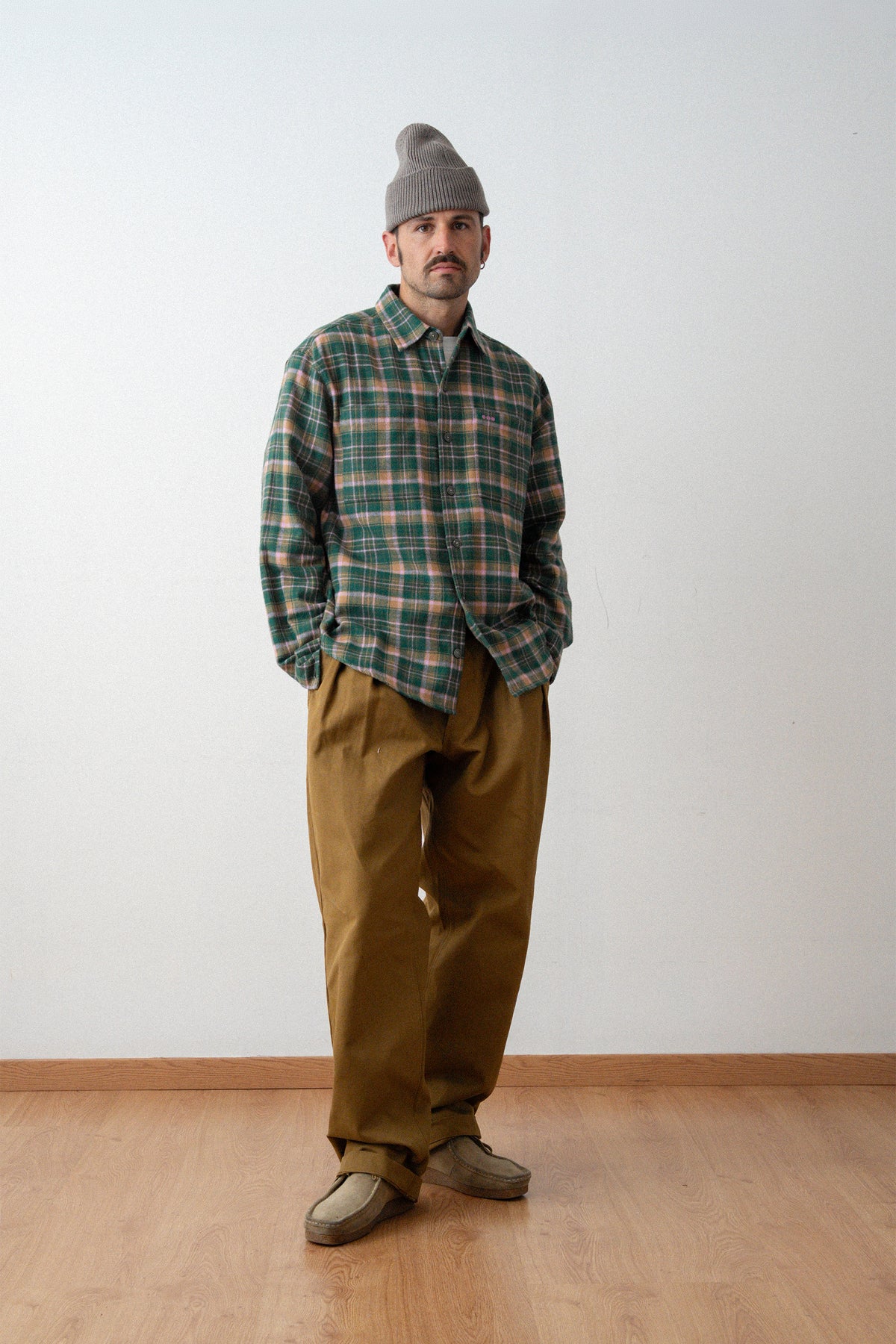 CASUAL flannel overshirt