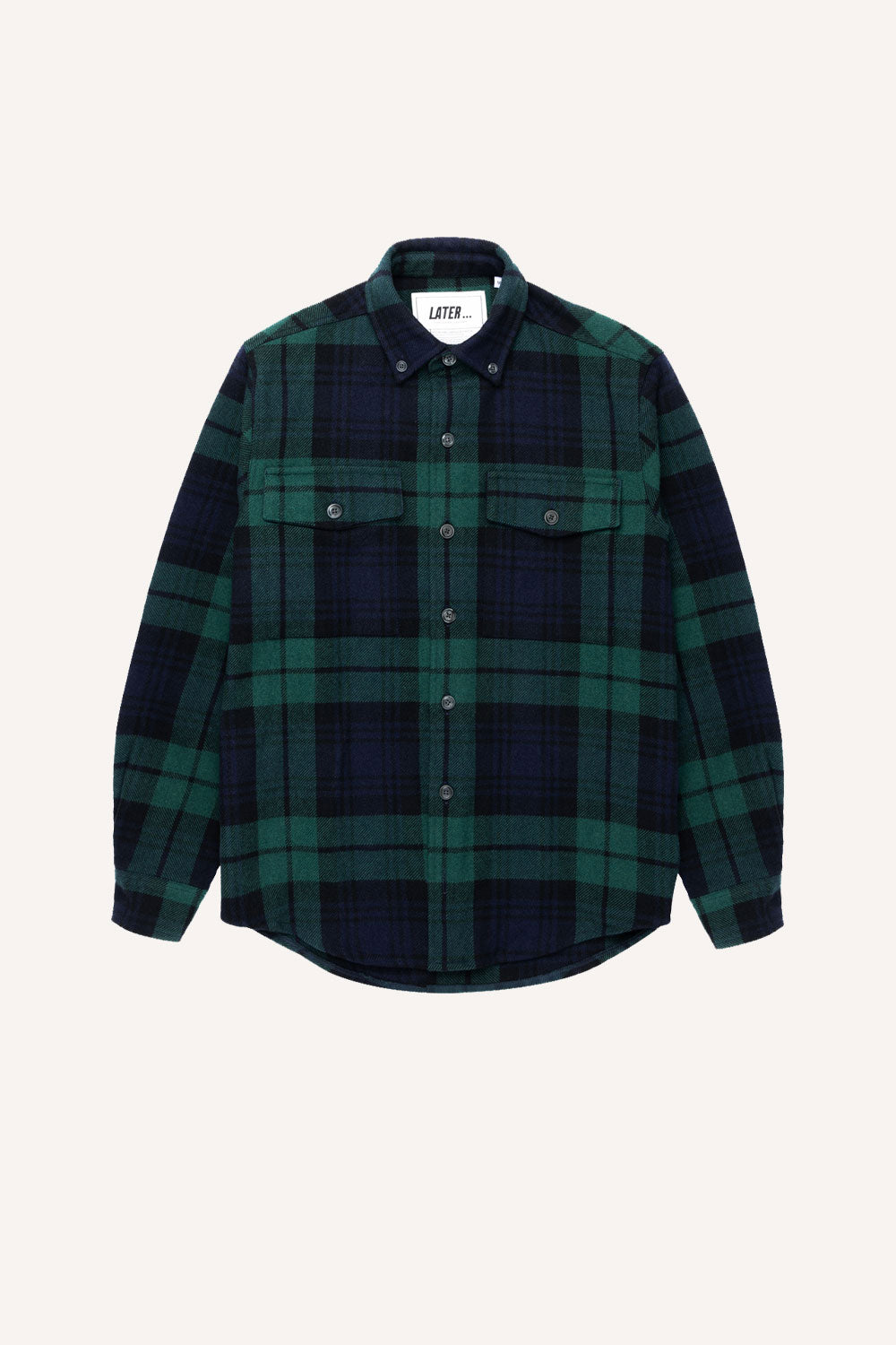 Casual wool overshirt