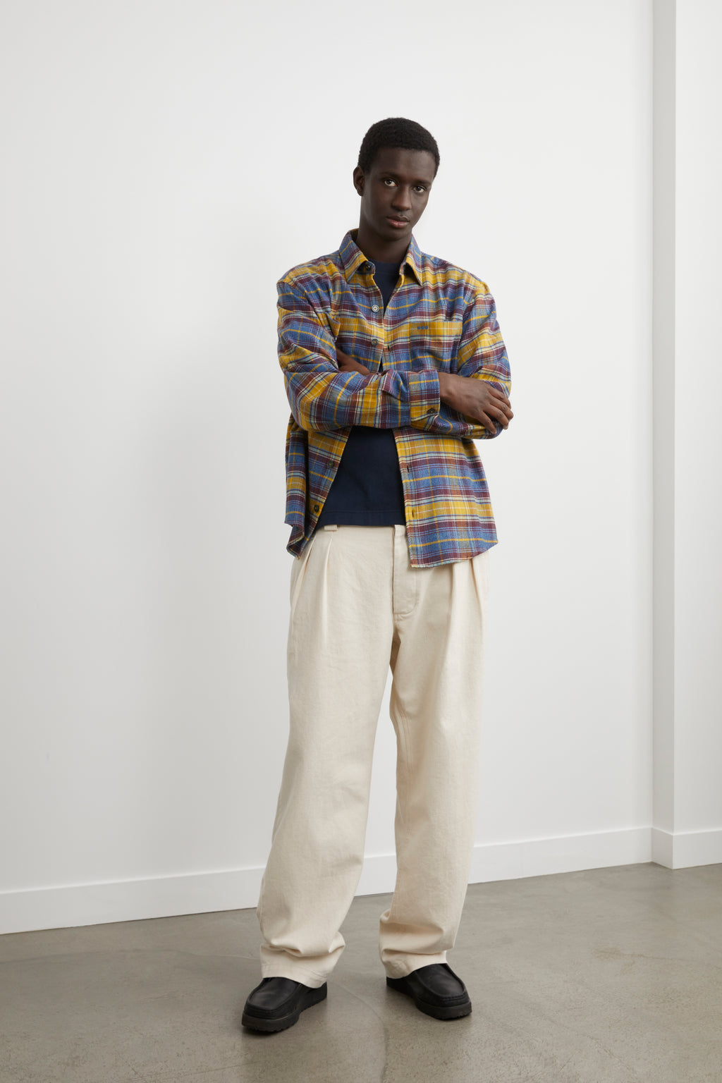 CASUAL flannel overshirt
