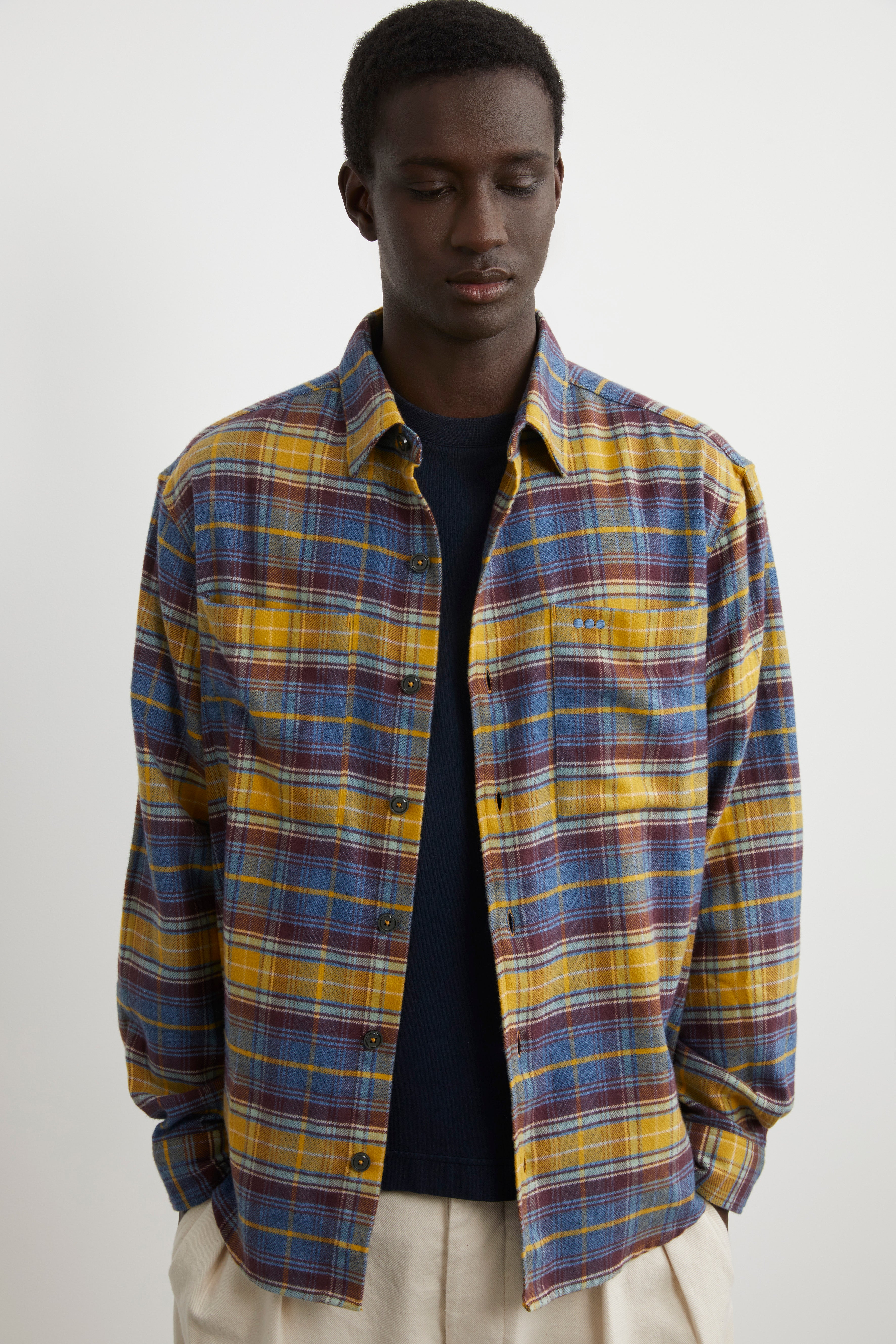 Surchemise en flanelle CASUAL à carreaux