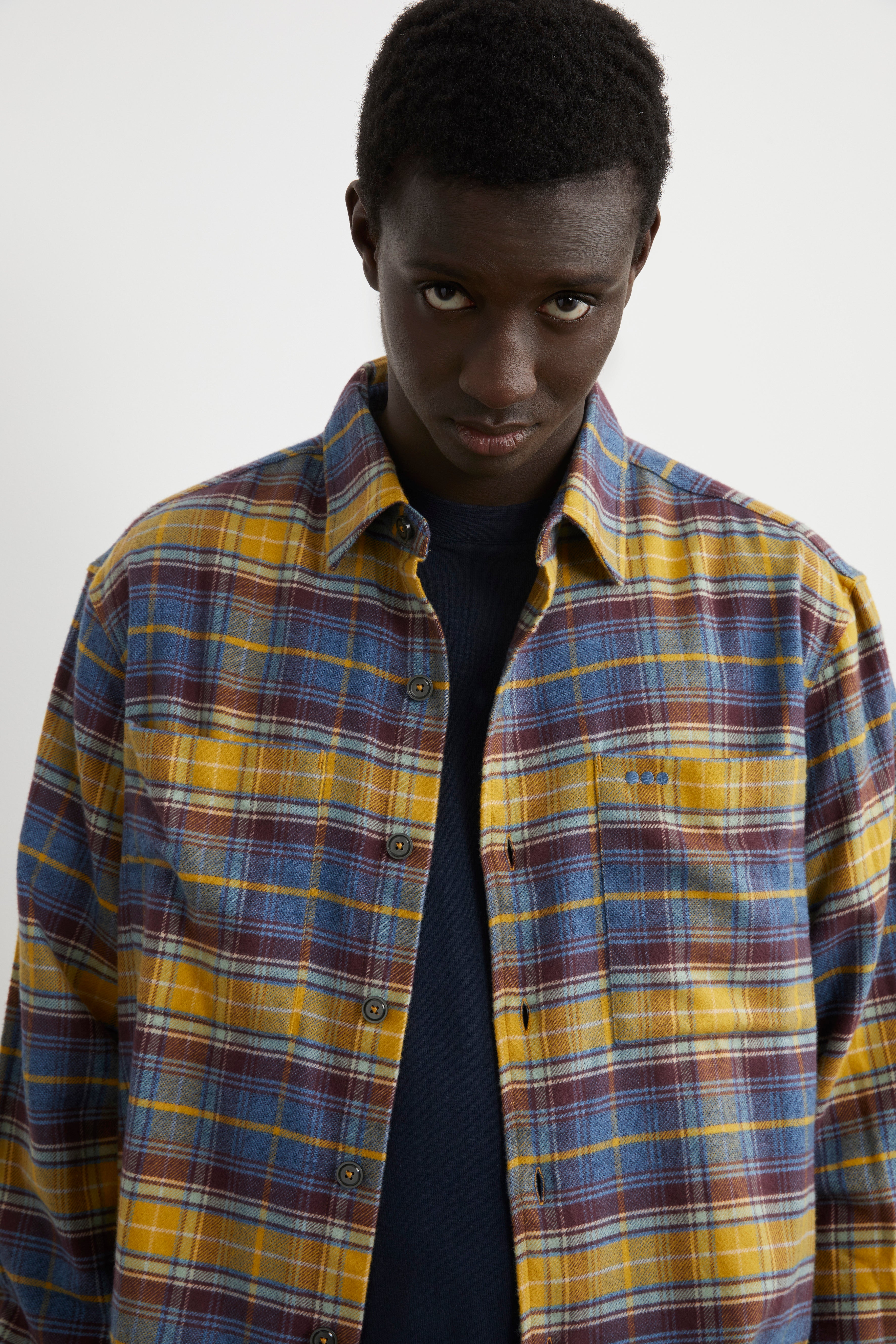 Surchemise en flanelle CASUAL à carreaux
