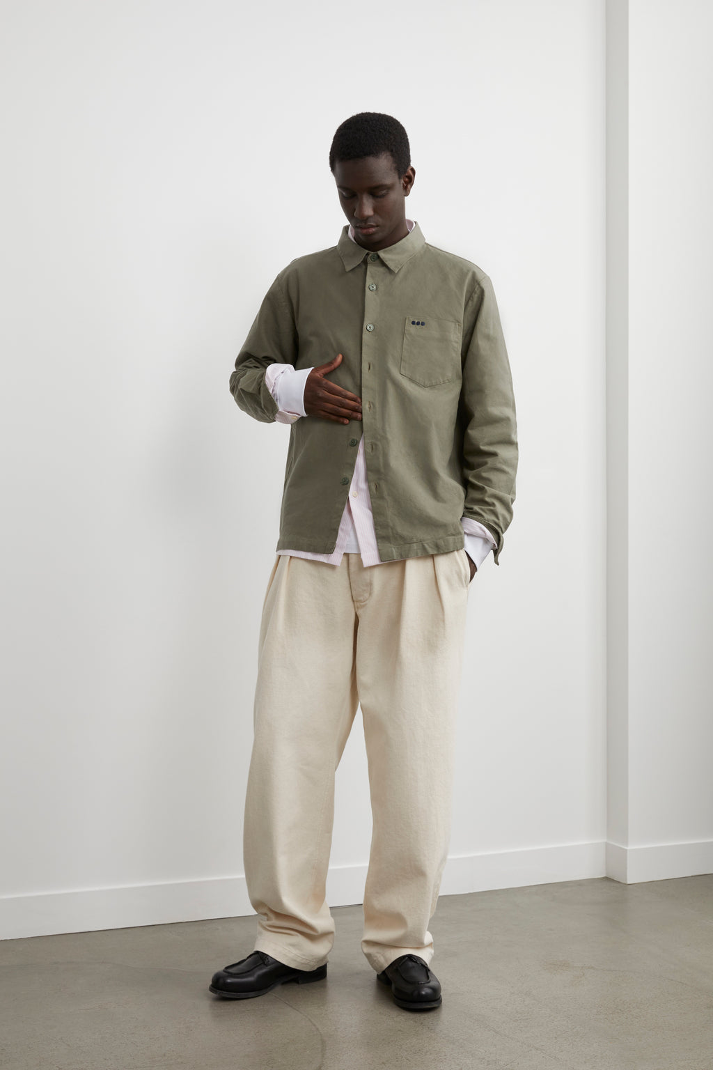 ÉPURE cotton overshirt