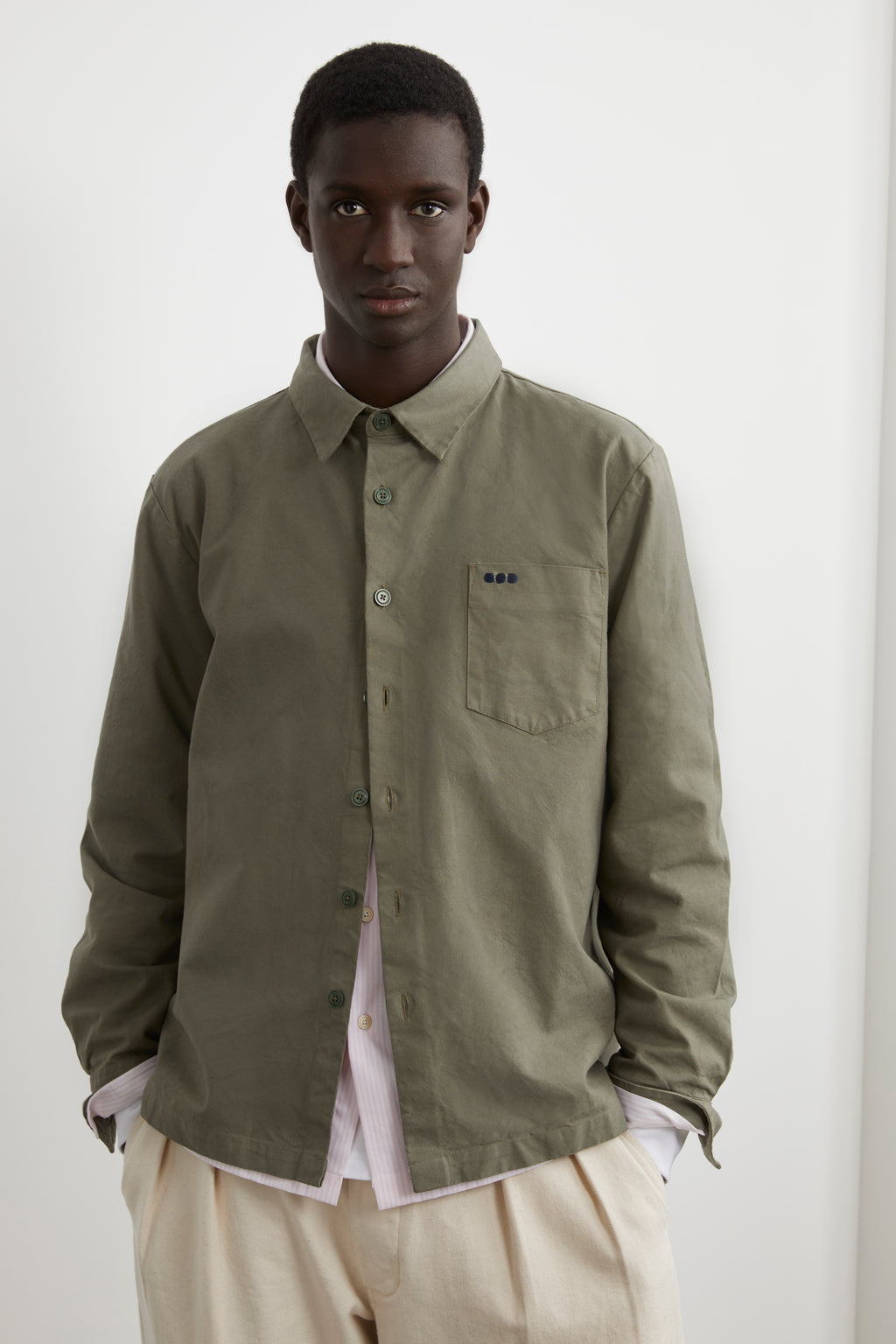ÉPURE cotton overshirt