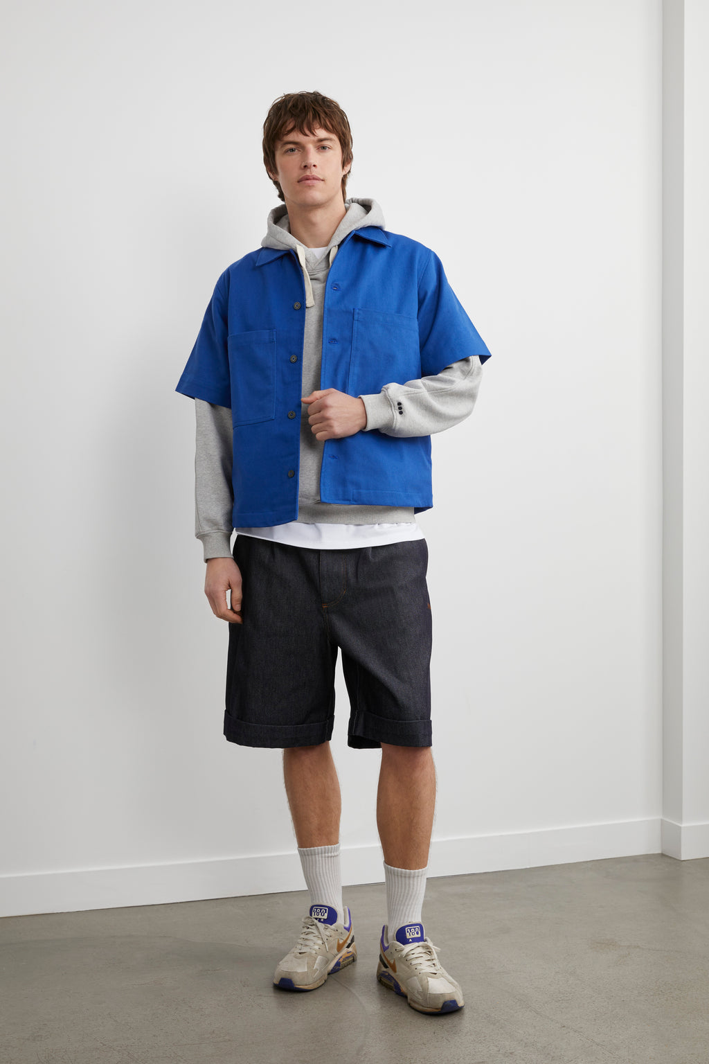 Short-sleeved overshirt