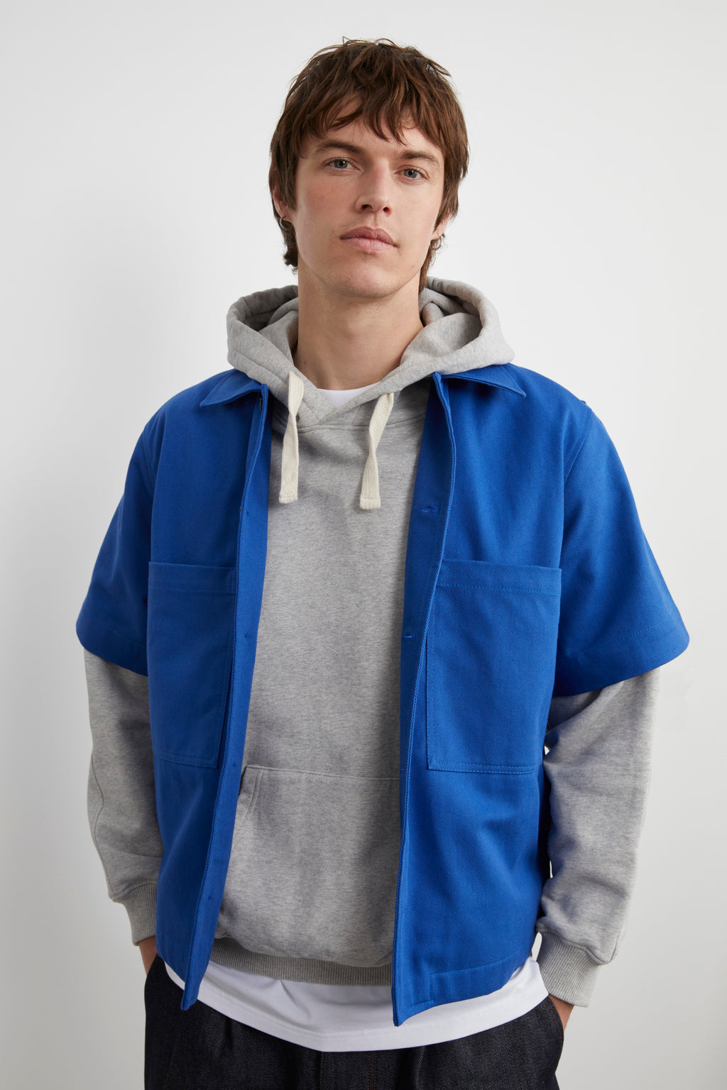 Short-sleeved overshirt