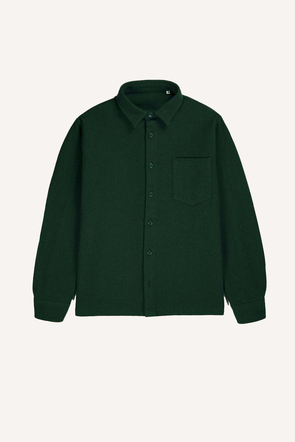 Surchemise-epure-laine-vert-foret-packshot