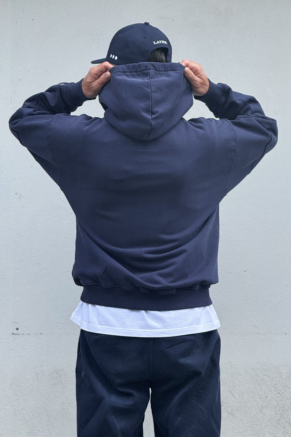 hoodie-marine-à-capuche