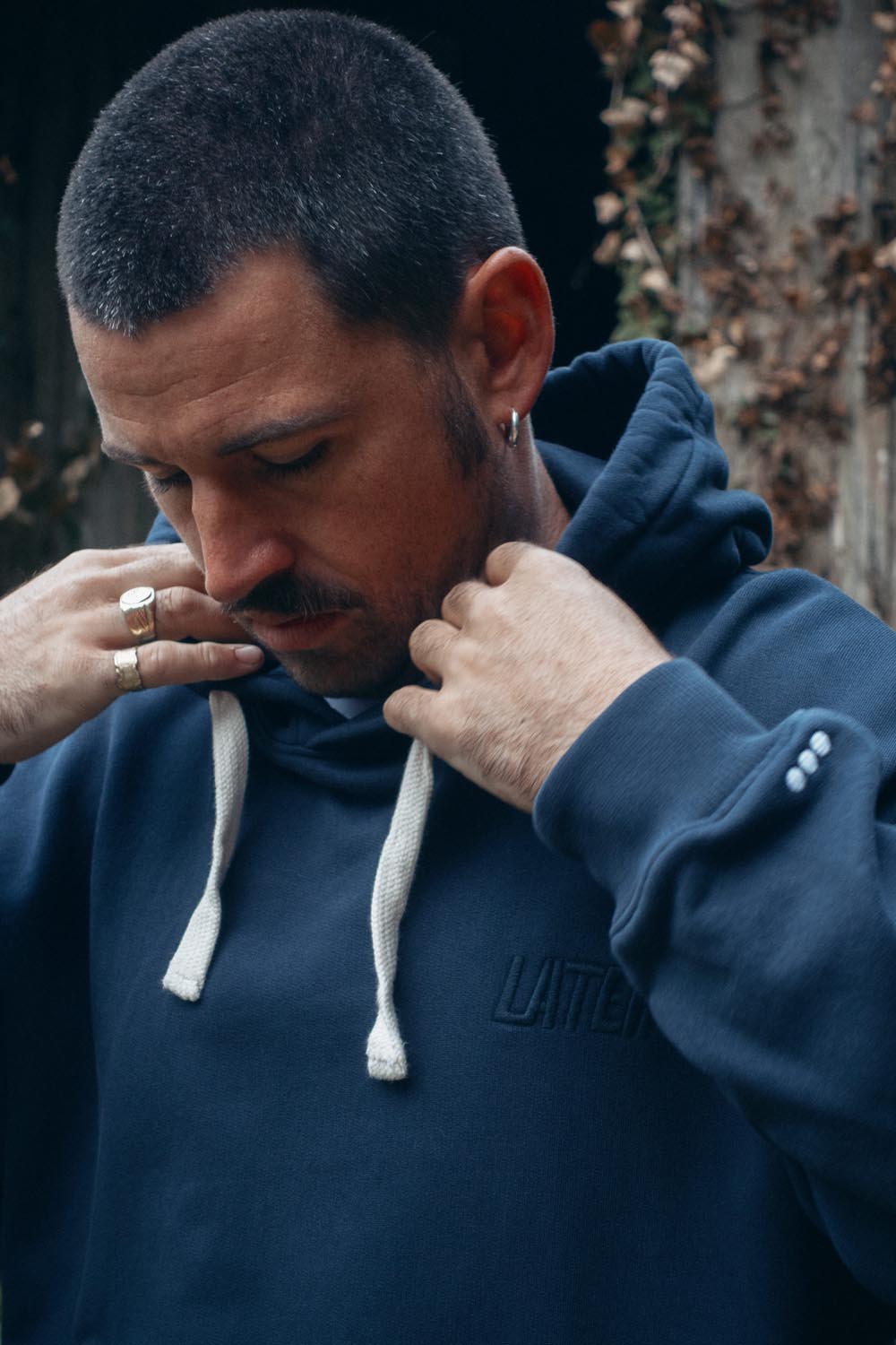 Sweatshirt à capuche en coton bio