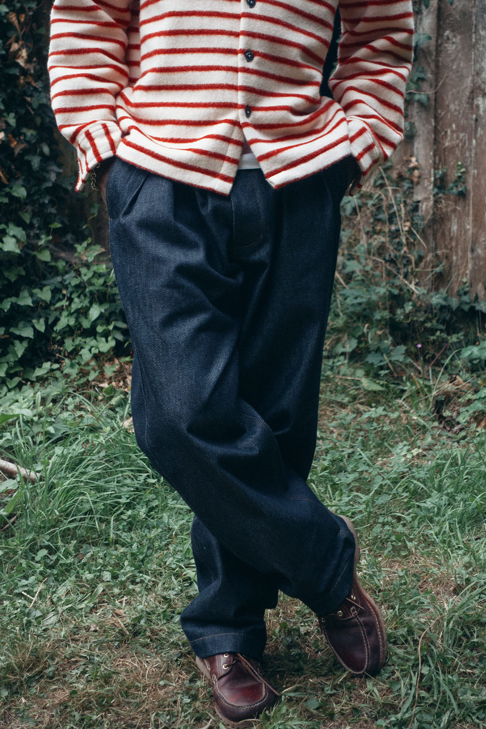 Pantalon à pinces MARIN en jean