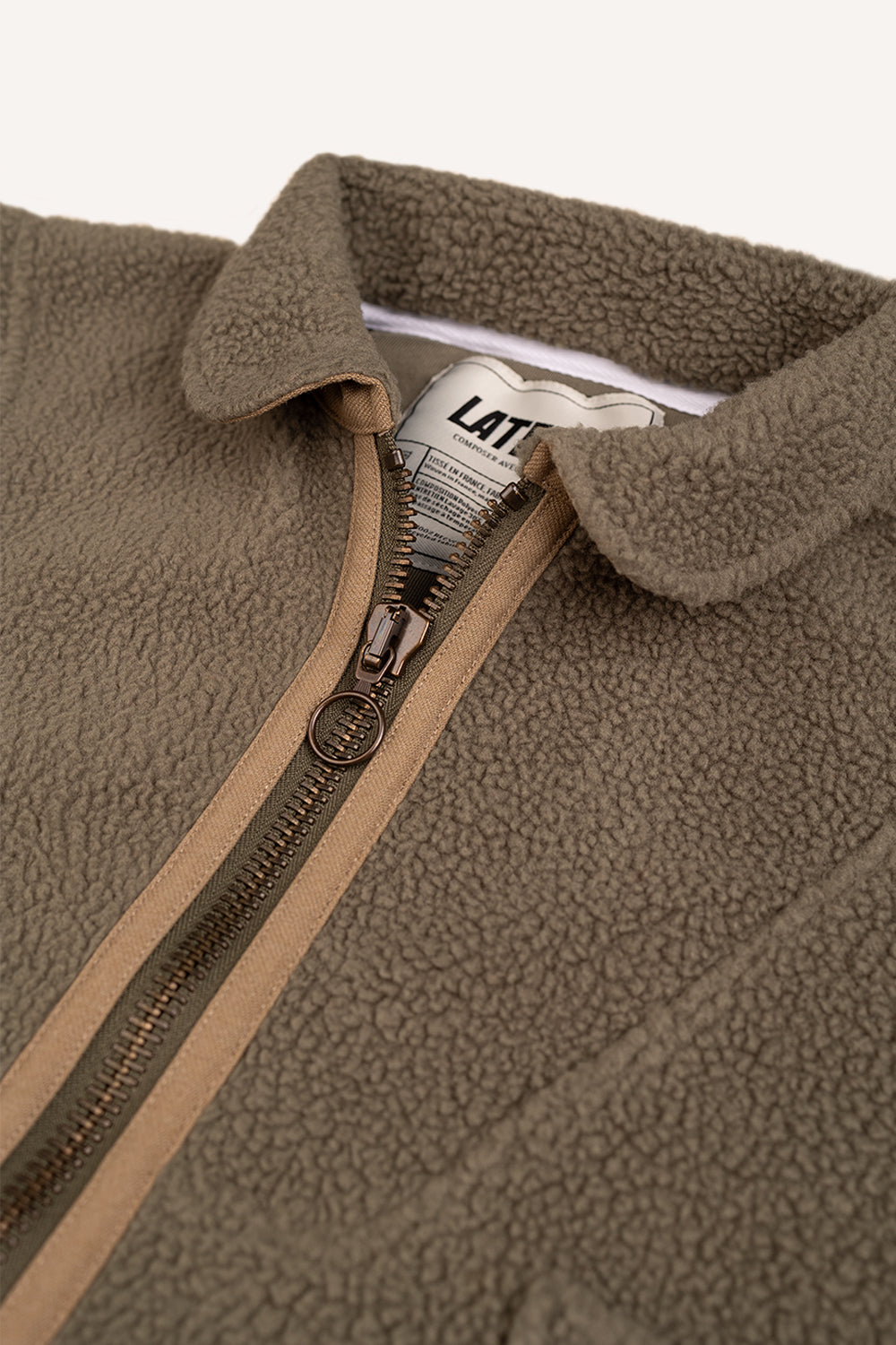 Zipped fleece
