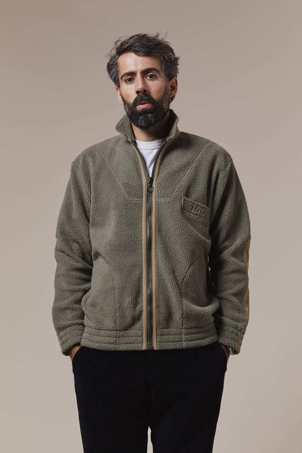 Zipped fleece