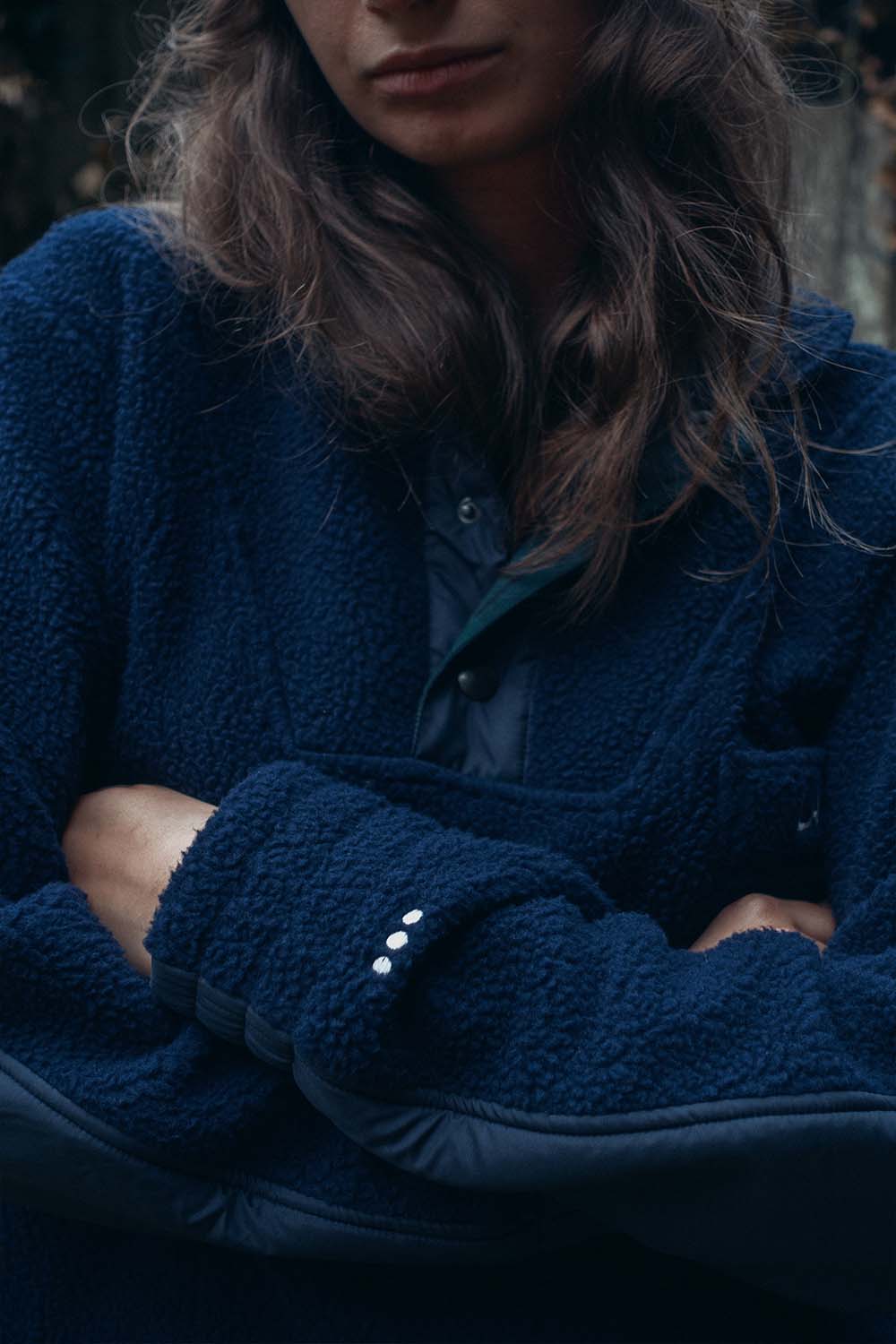 polaire-marine-femme-recyclee
