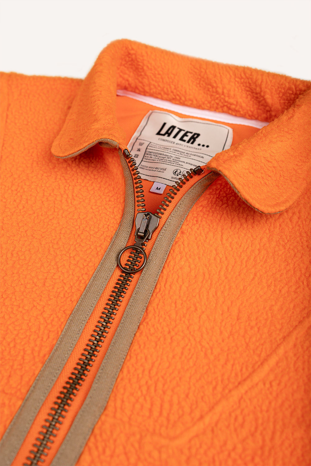 Zipped fleece