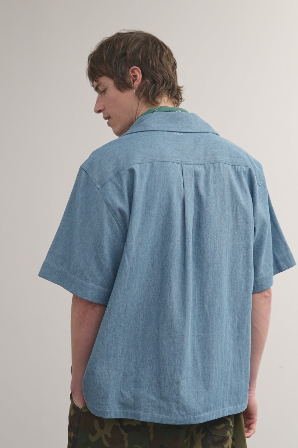 Chemisette en chambray