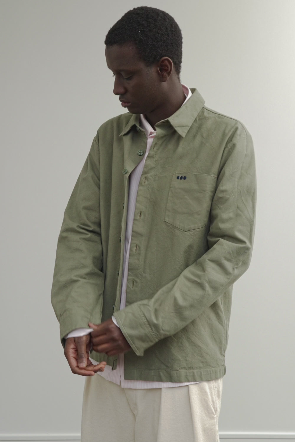 ÉPURE cotton overshirt