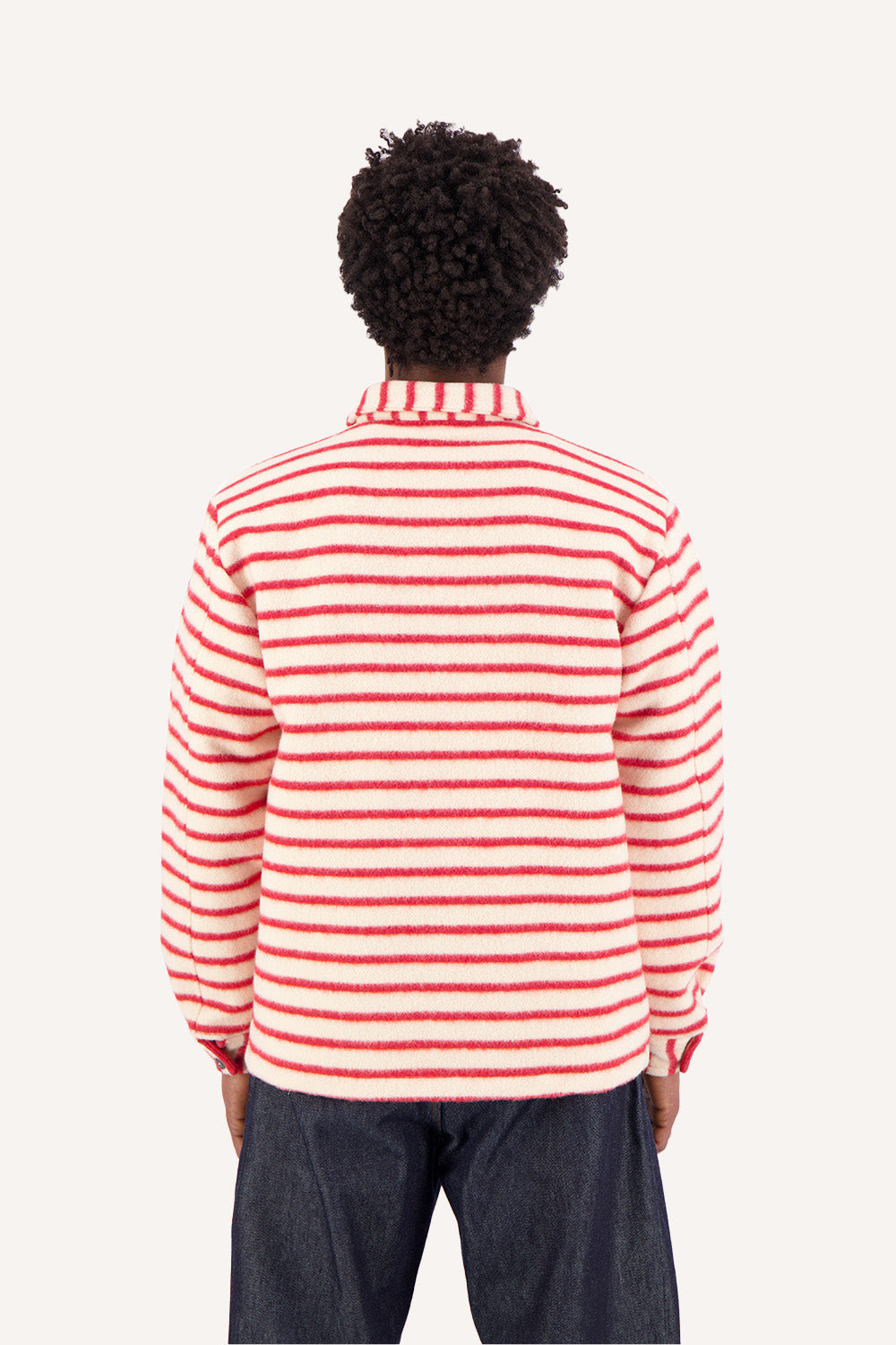 ÉPURE striped overshirt