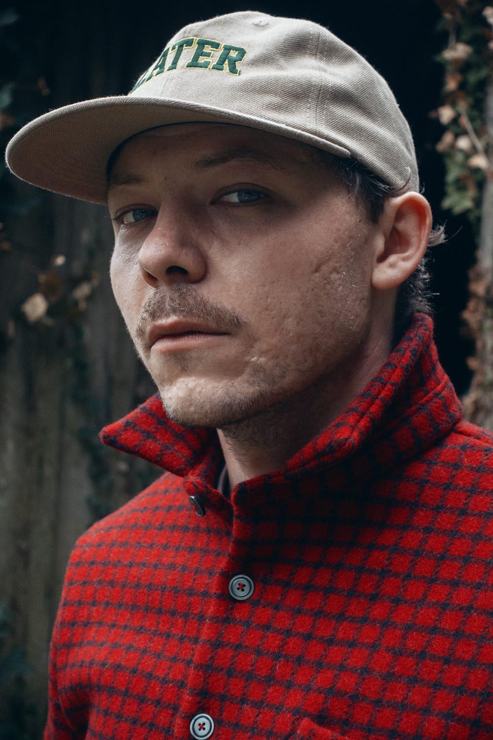 ÉPURE checked wool overshirt