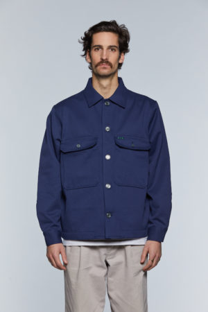 Men's recycled cotton mid-season worker jacket LATER