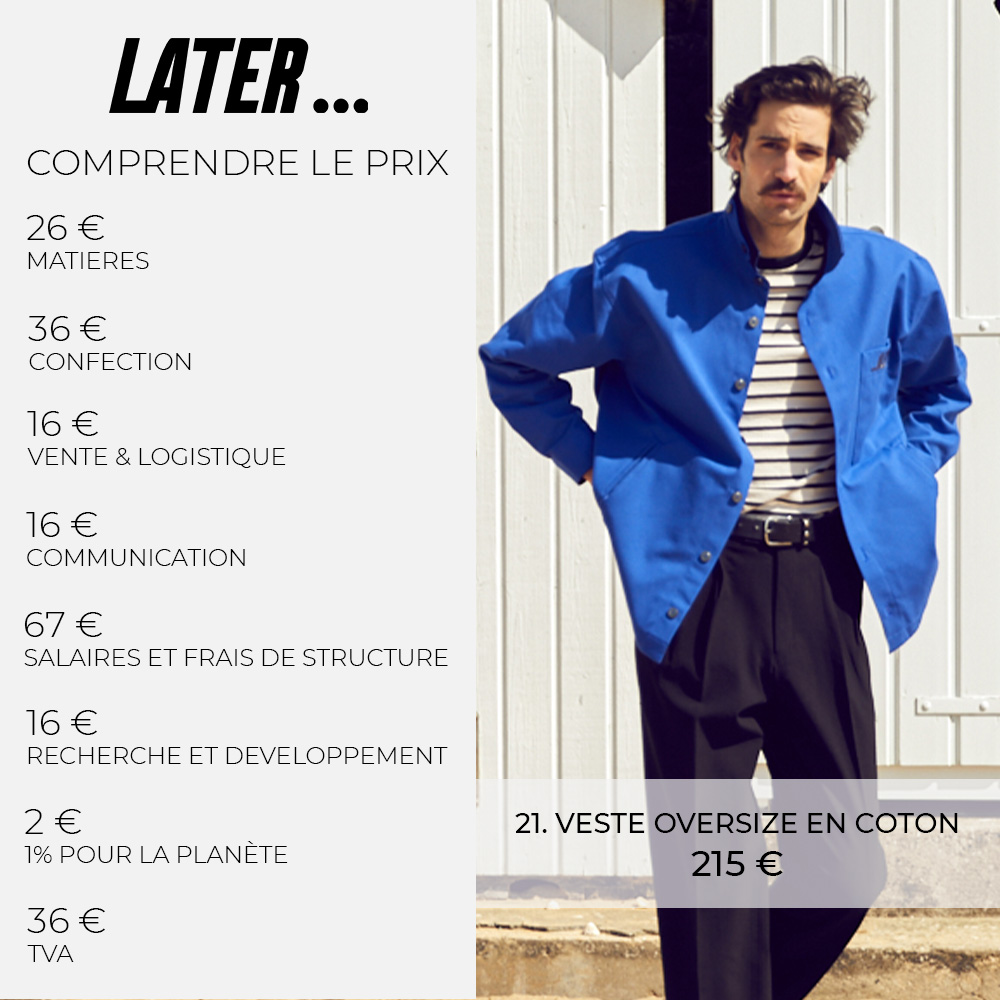 La Veste Bleue - La première veste 100% recyclée et Made In France